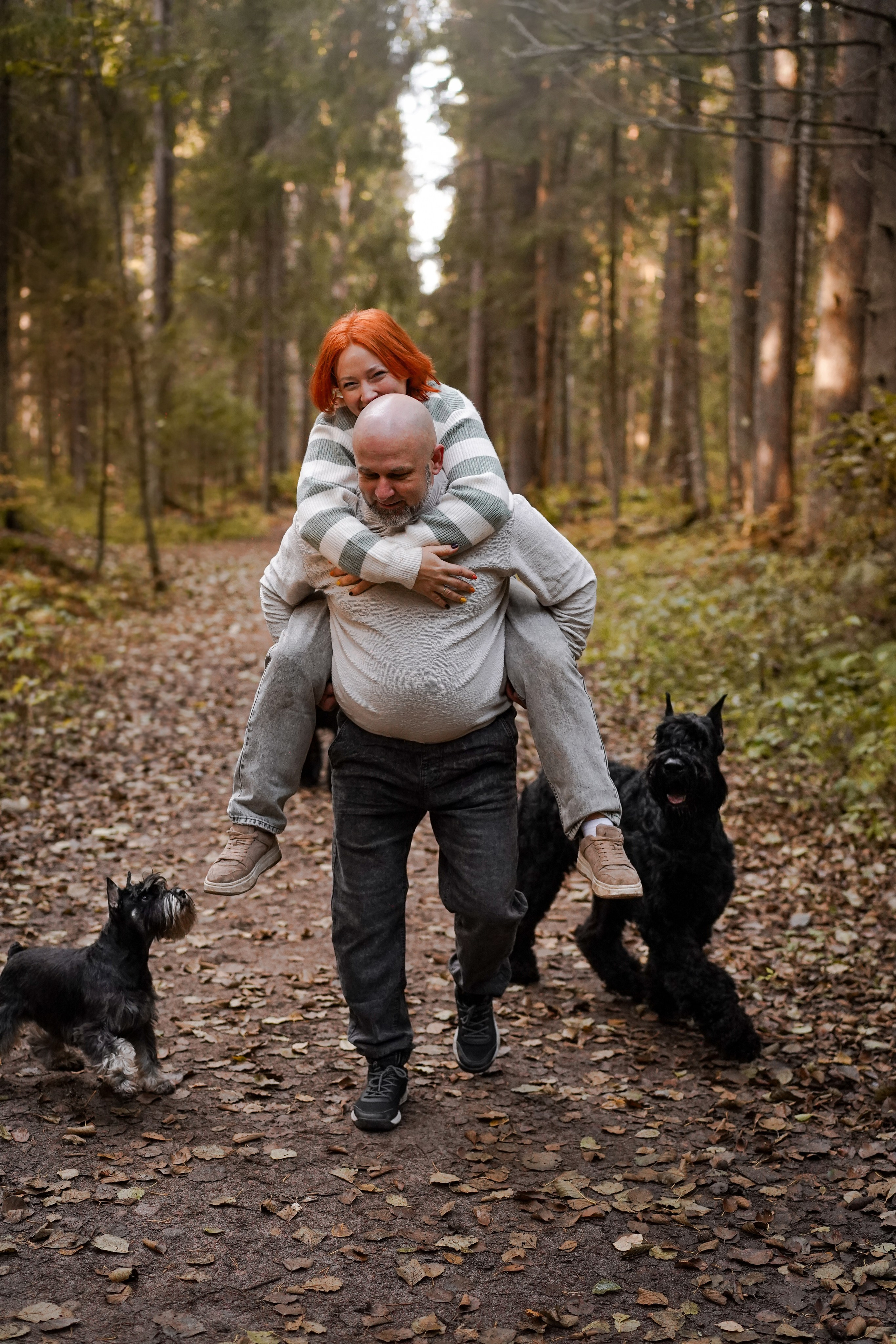 Оля Миша и шнауцеры. Фотограф-анималист в Санкт-Петербурге Яна Мартынова