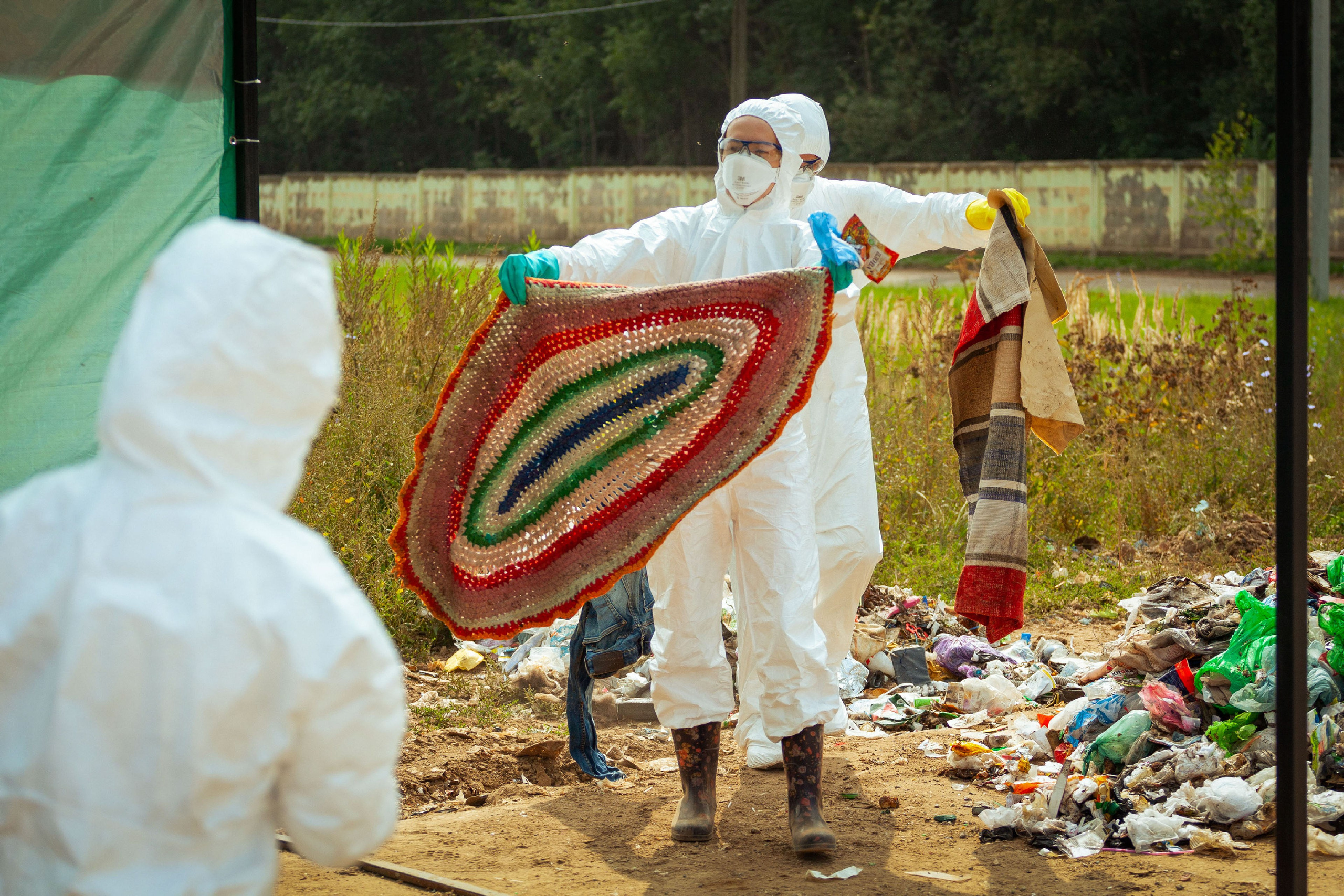 Анализ ижевского полигона ТБО [10-11 августа 2021 г.]. Фотограф Виноградов Константин