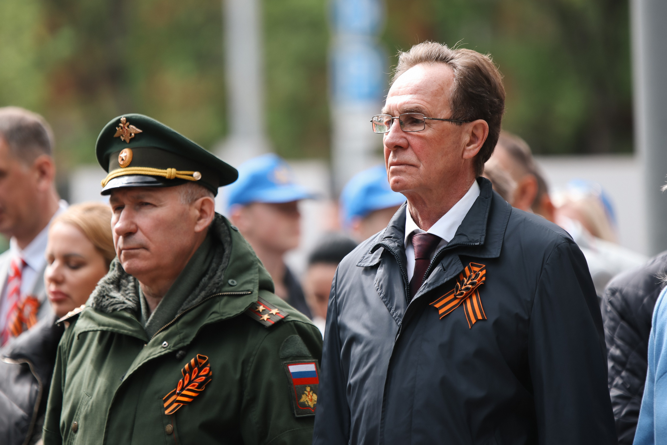 Торжественное возложение венков и цветов к братском могиле. Репортажный фотограф в Москве и Зеленограде Karina-vozd