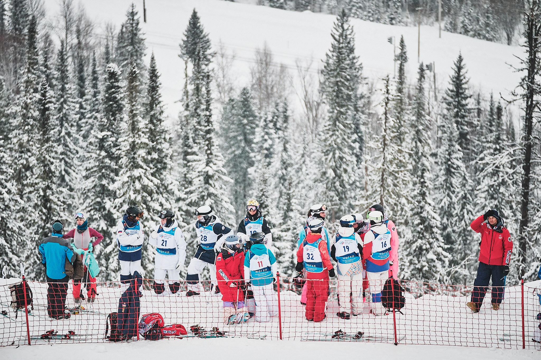 Фотосъемка соревнований по лыжному фристайлу