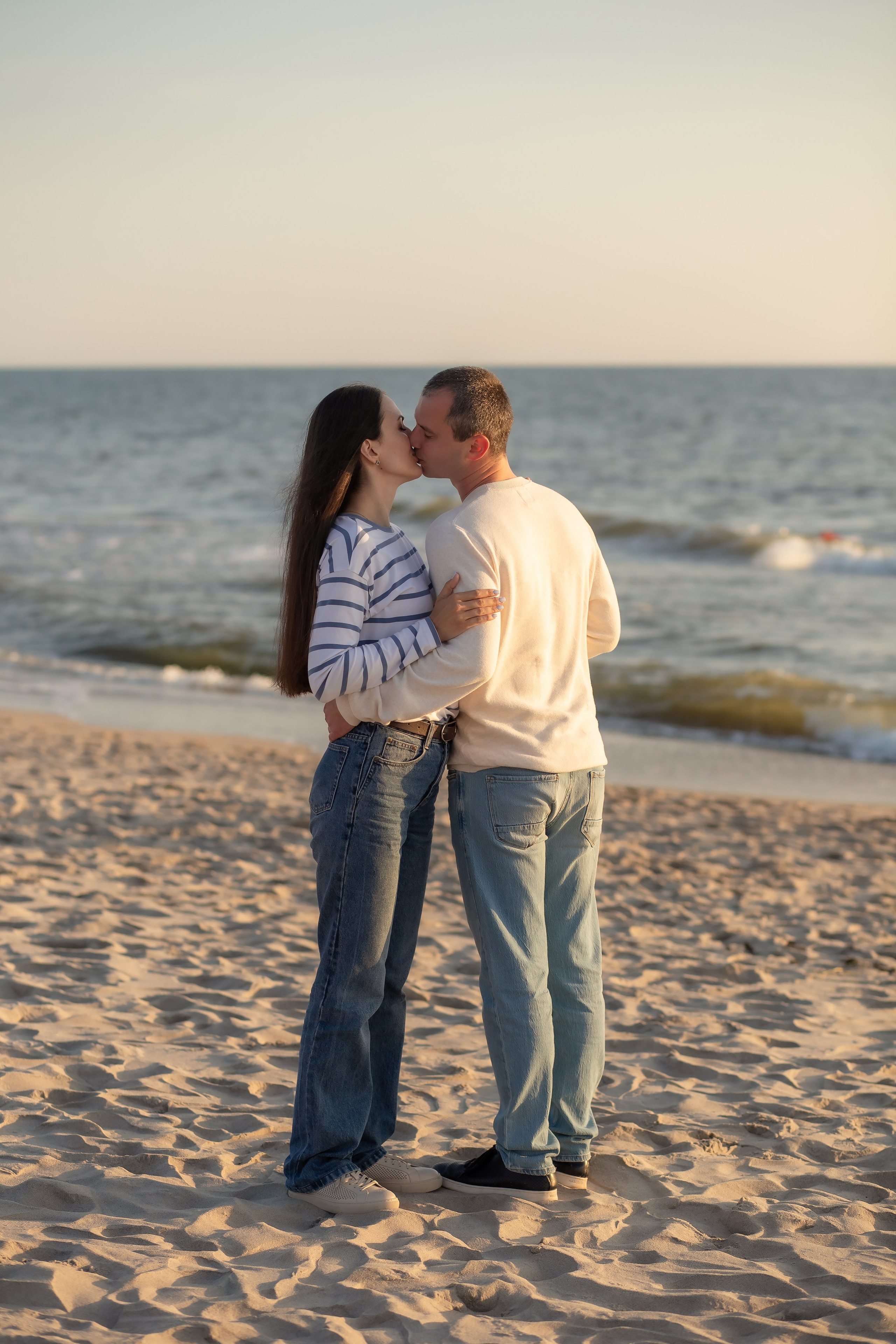 Павел и Татьяна. Закат в Янтарном. Фотограф в Калининграде Решетникова Алина