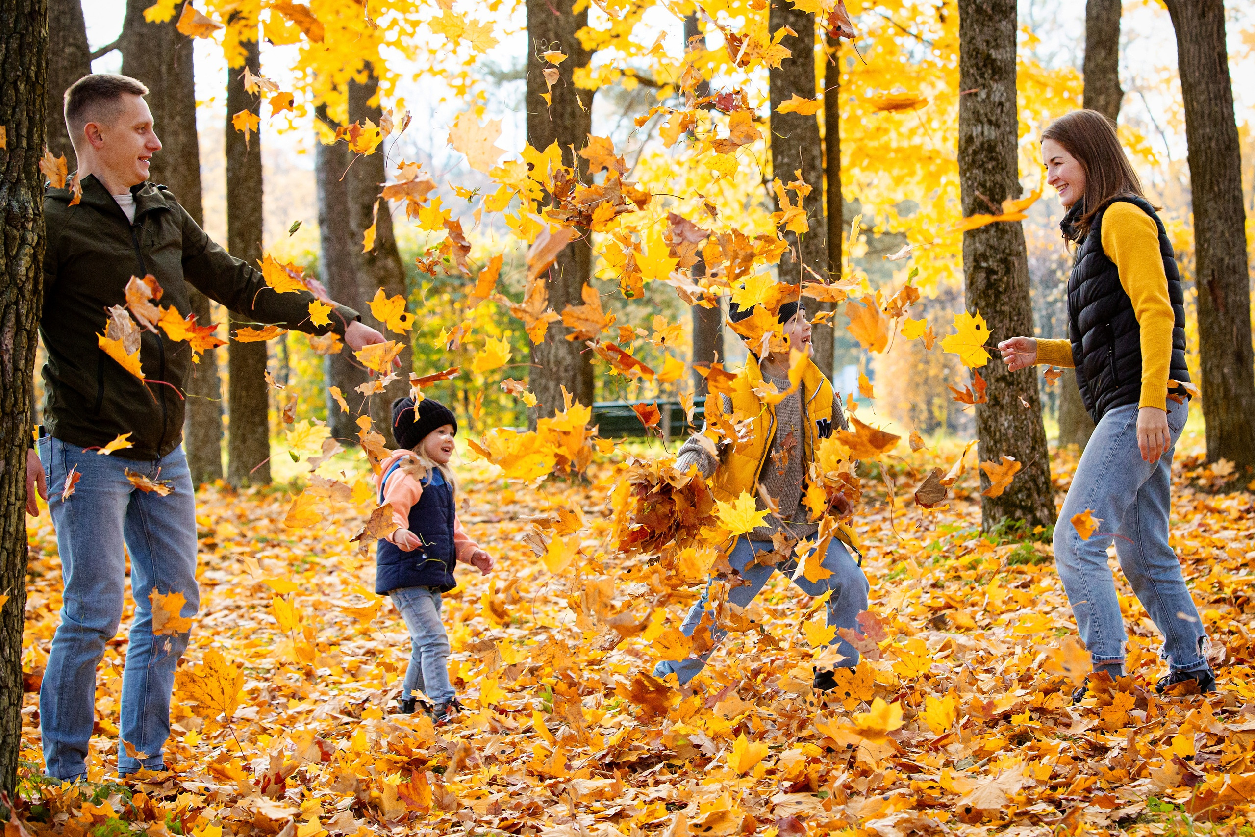 Осенняя съемка. Осень, семья, дети. Свадебный, семейный, детский фотограф в Санкт-Петербурге
