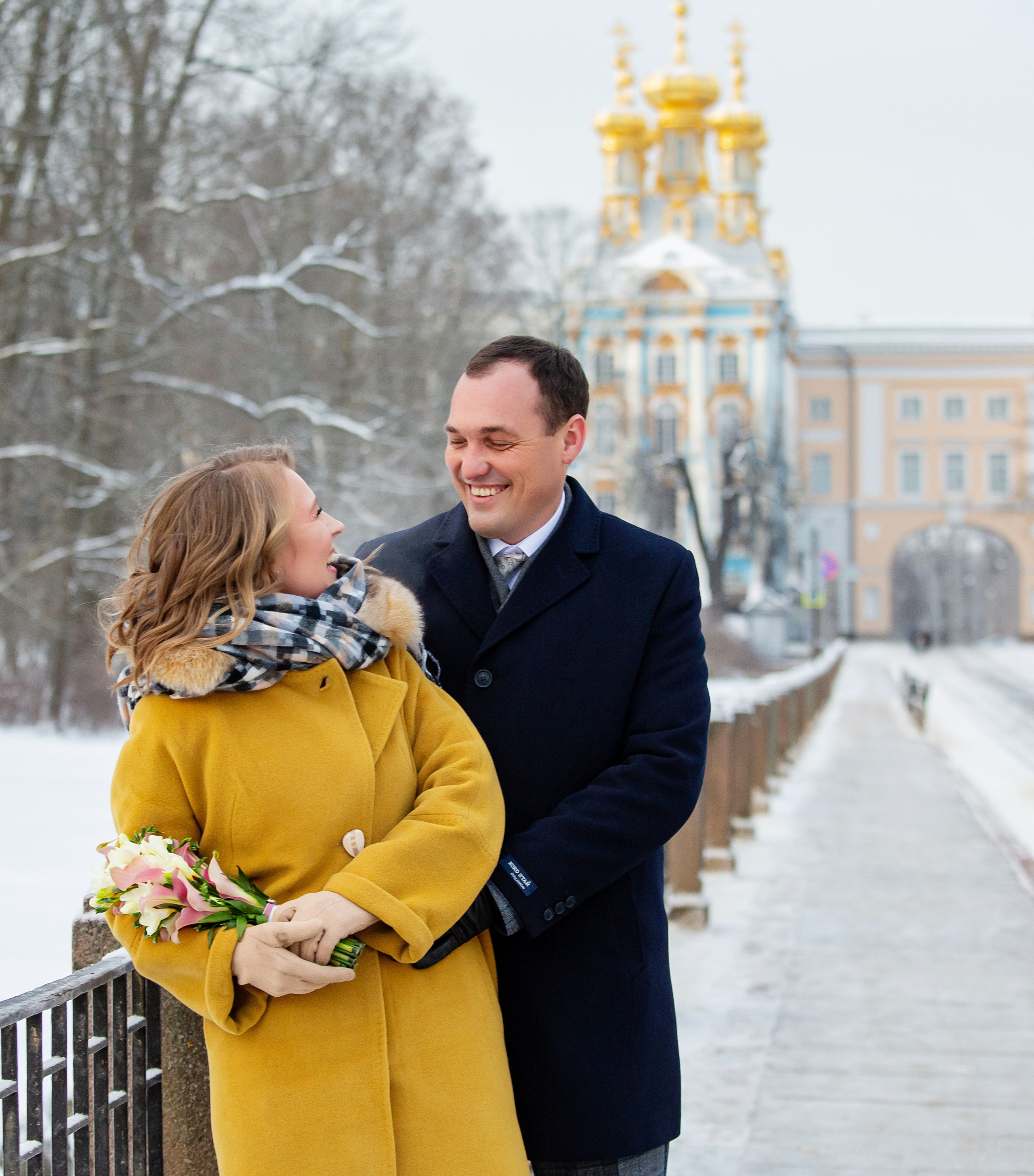 Зимняя свадьба. Свадебный, семейный, детский фотограф в Санкт-Петербурге