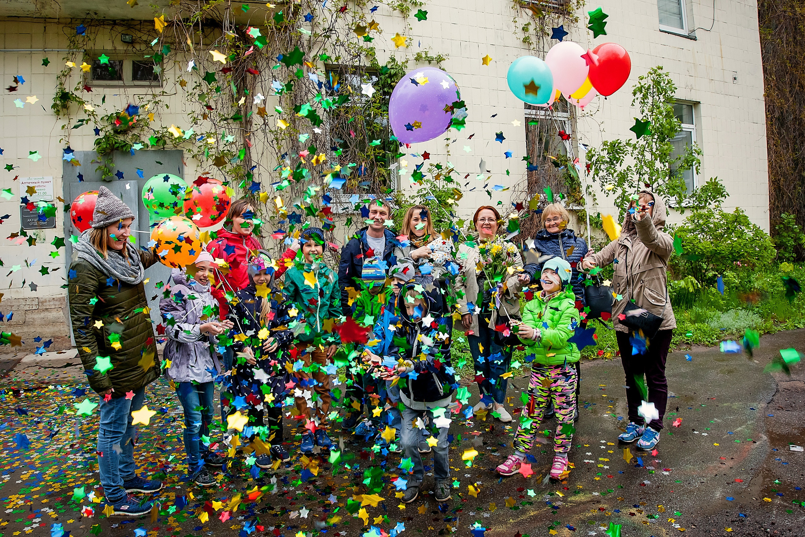 Выписка из роддома. Свадебный, семейный, детский фотограф в Санкт-Петербурге