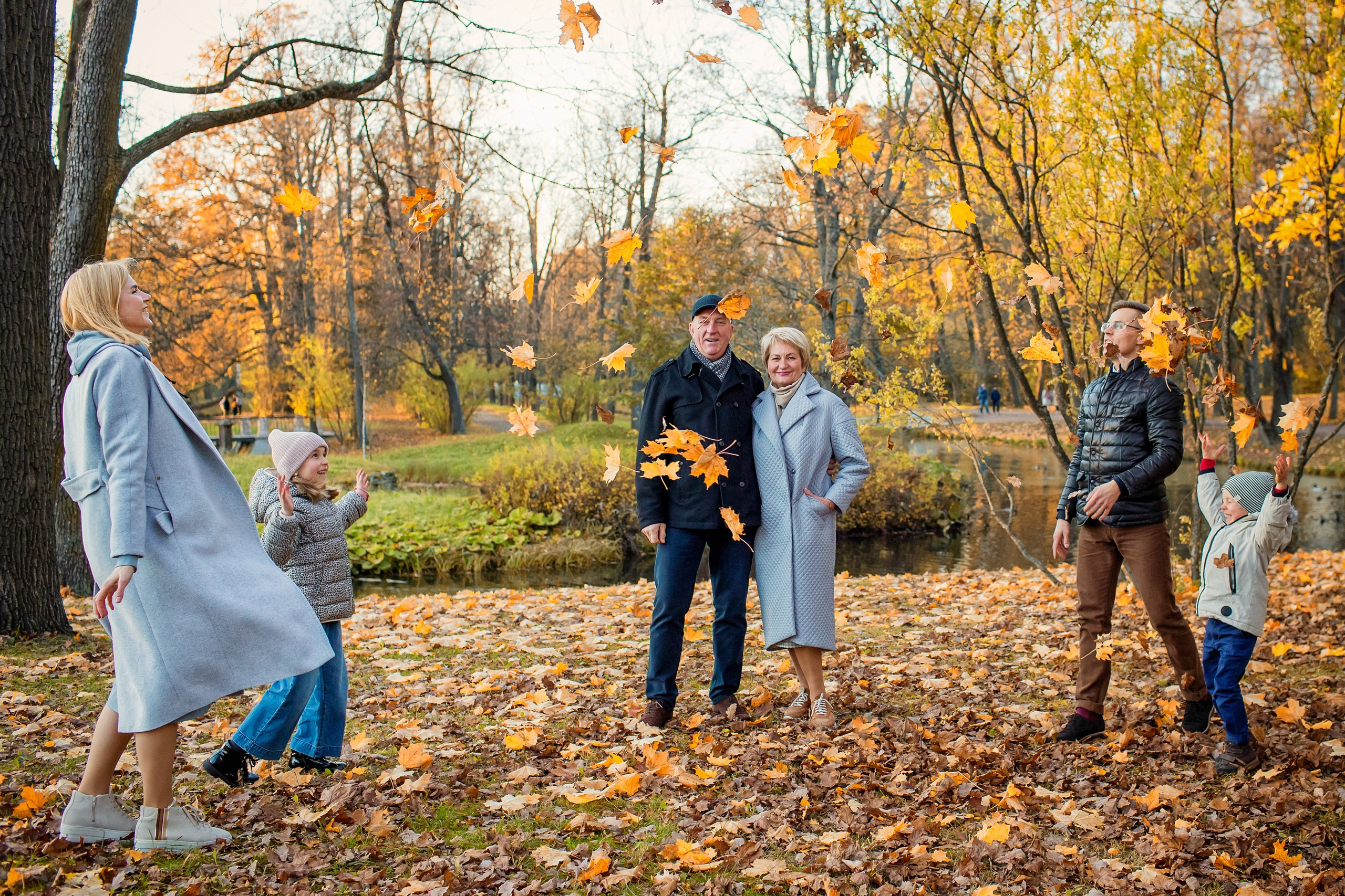 Осенняя съемка. Осень, семья, дети. Свадебный, семейный, детский фотограф в Санкт-Петербурге