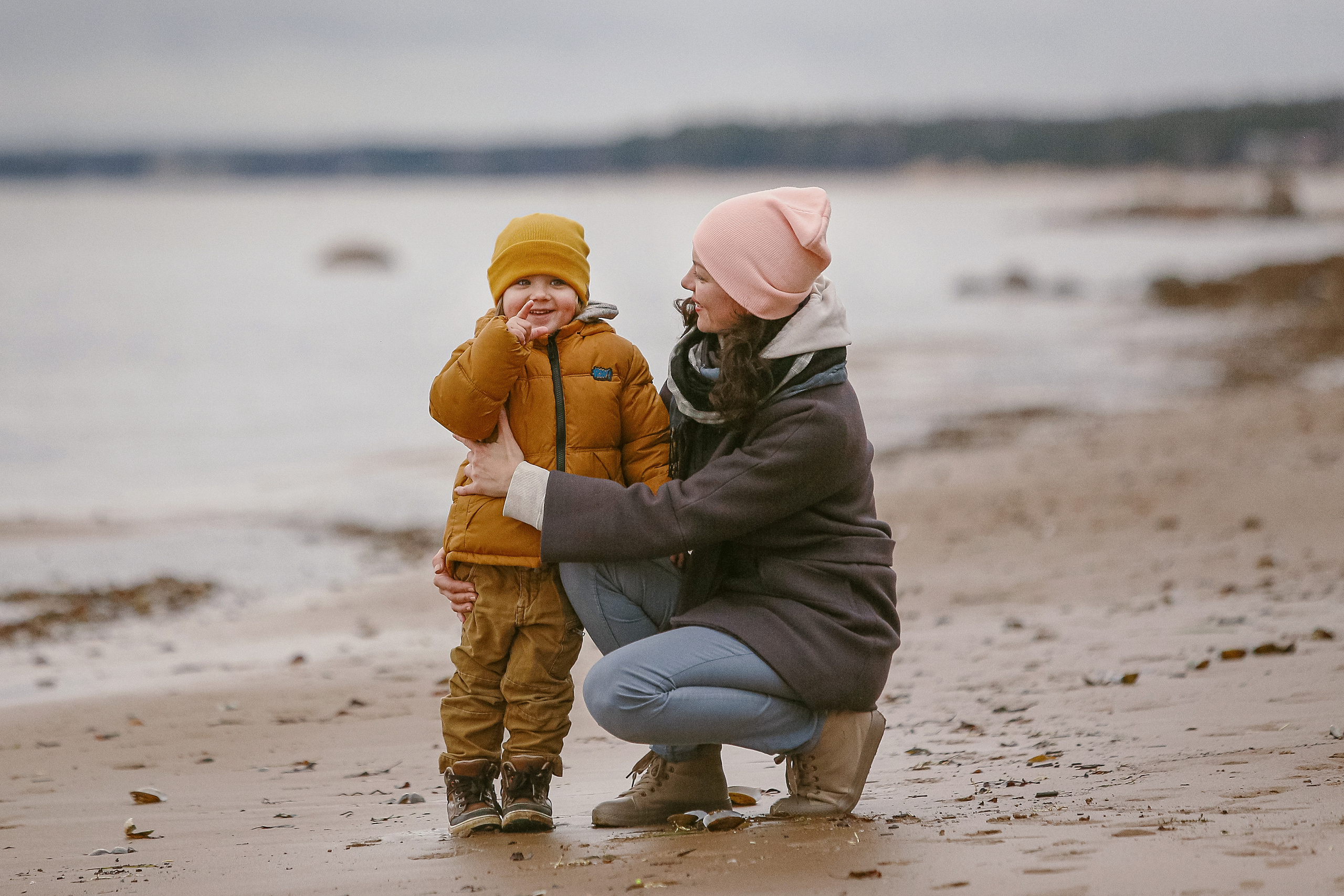 Фёдя, Аня и Алиска. Прогулка на заливе. Свадебный, семейный, детский фотограф в Санкт-Петербурге