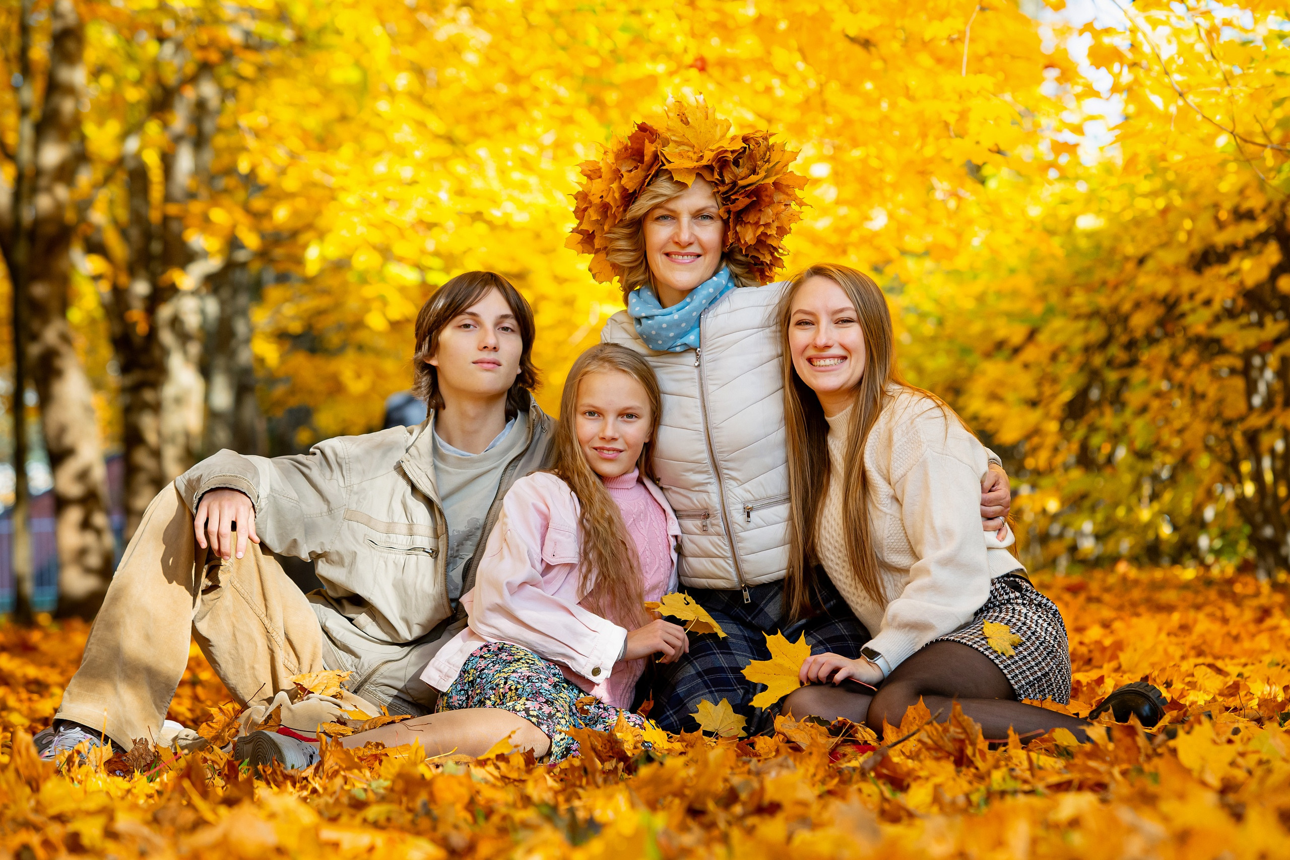 Осенняя съемка. Осень, семья, дети. Свадебный, семейный, детский фотограф в Санкт-Петербурге