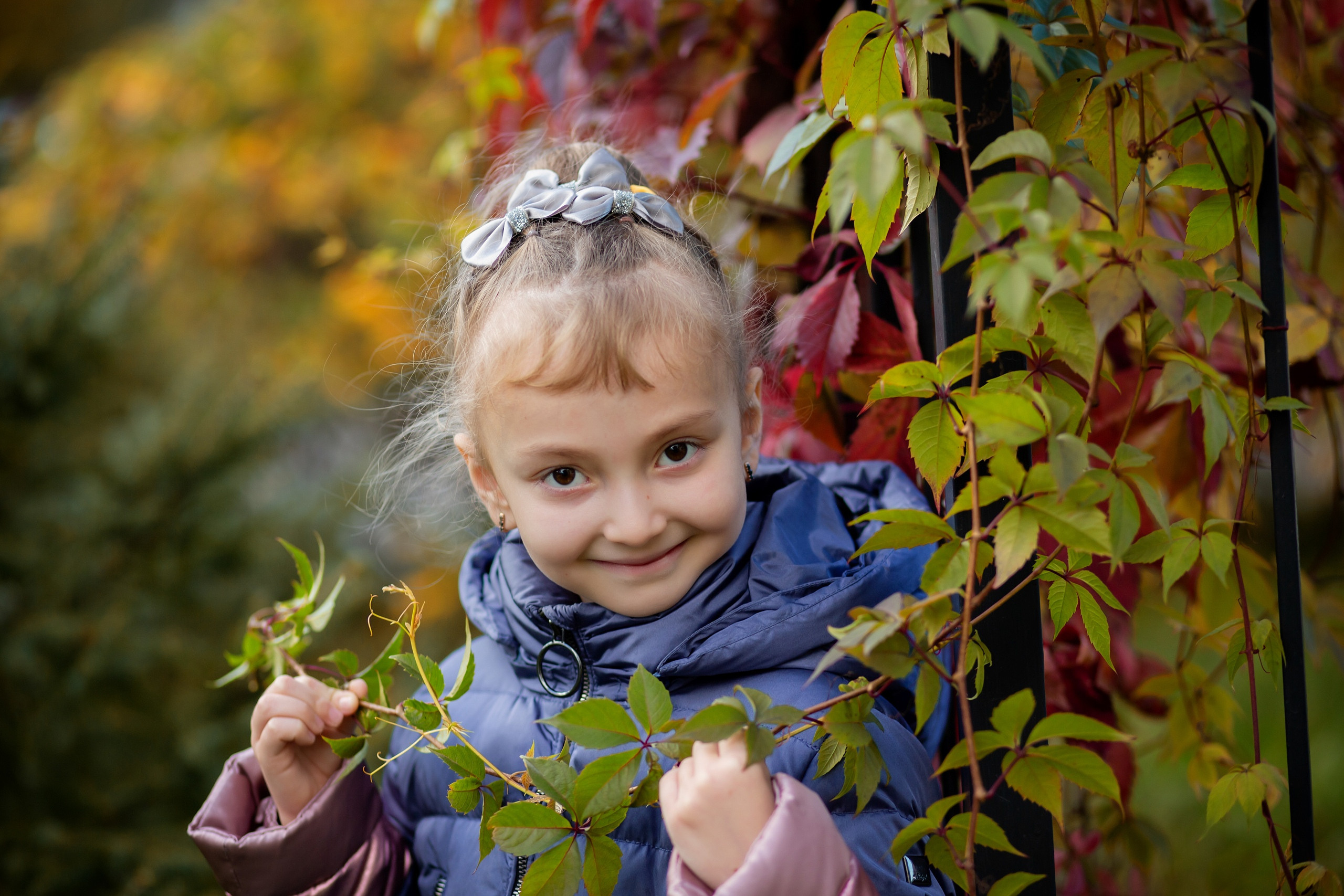 Осень в детском саду. Свадебный, семейный, детский фотограф в Санкт-Петербурге