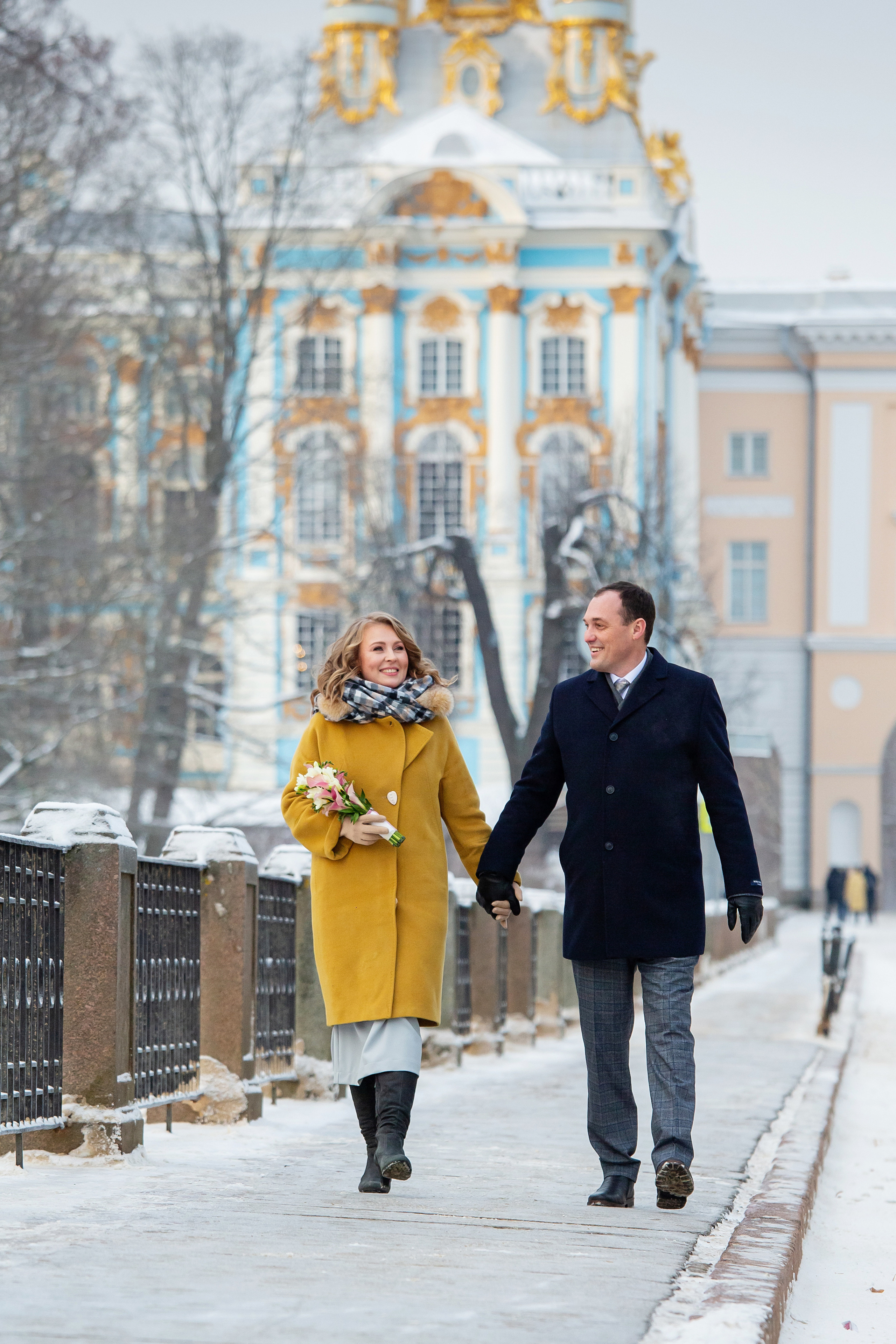 Зимняя свадьба. Свадебный, семейный, детский фотограф в Санкт-Петербурге