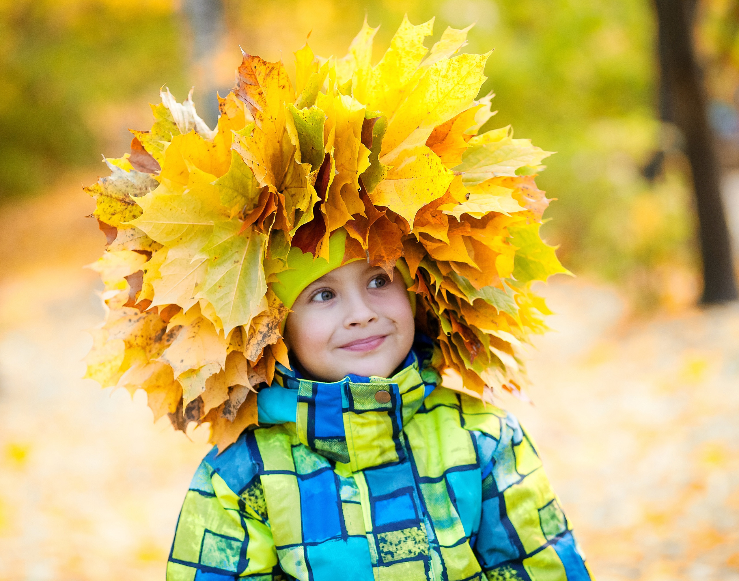 Фотография для выпускных альбомов в детском саду в выпускной группе в подготовительной группе осенние фотография детей осенний портрет