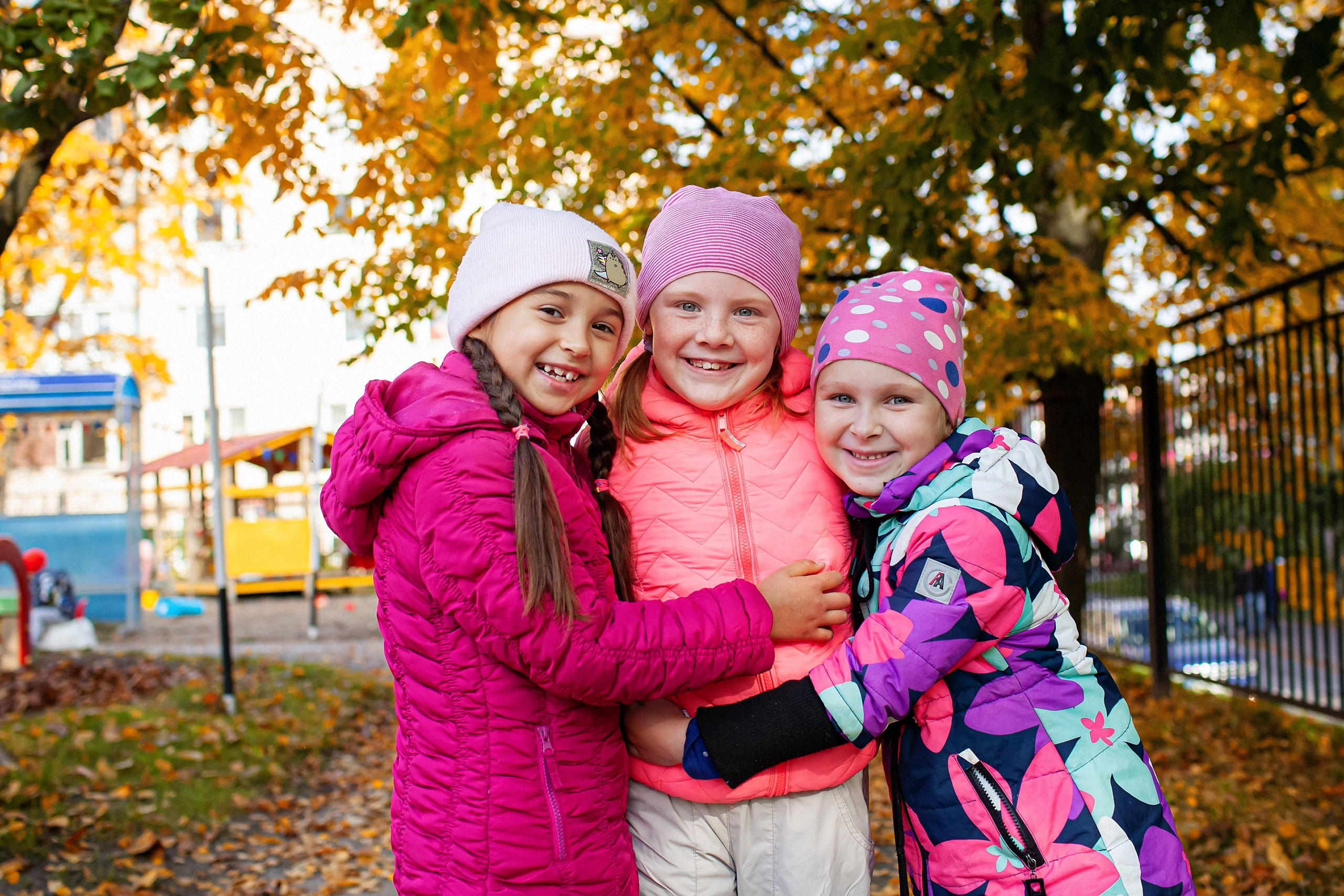 Осень в детском саду. Свадебный, семейный, детский фотограф в Санкт-Петербурге