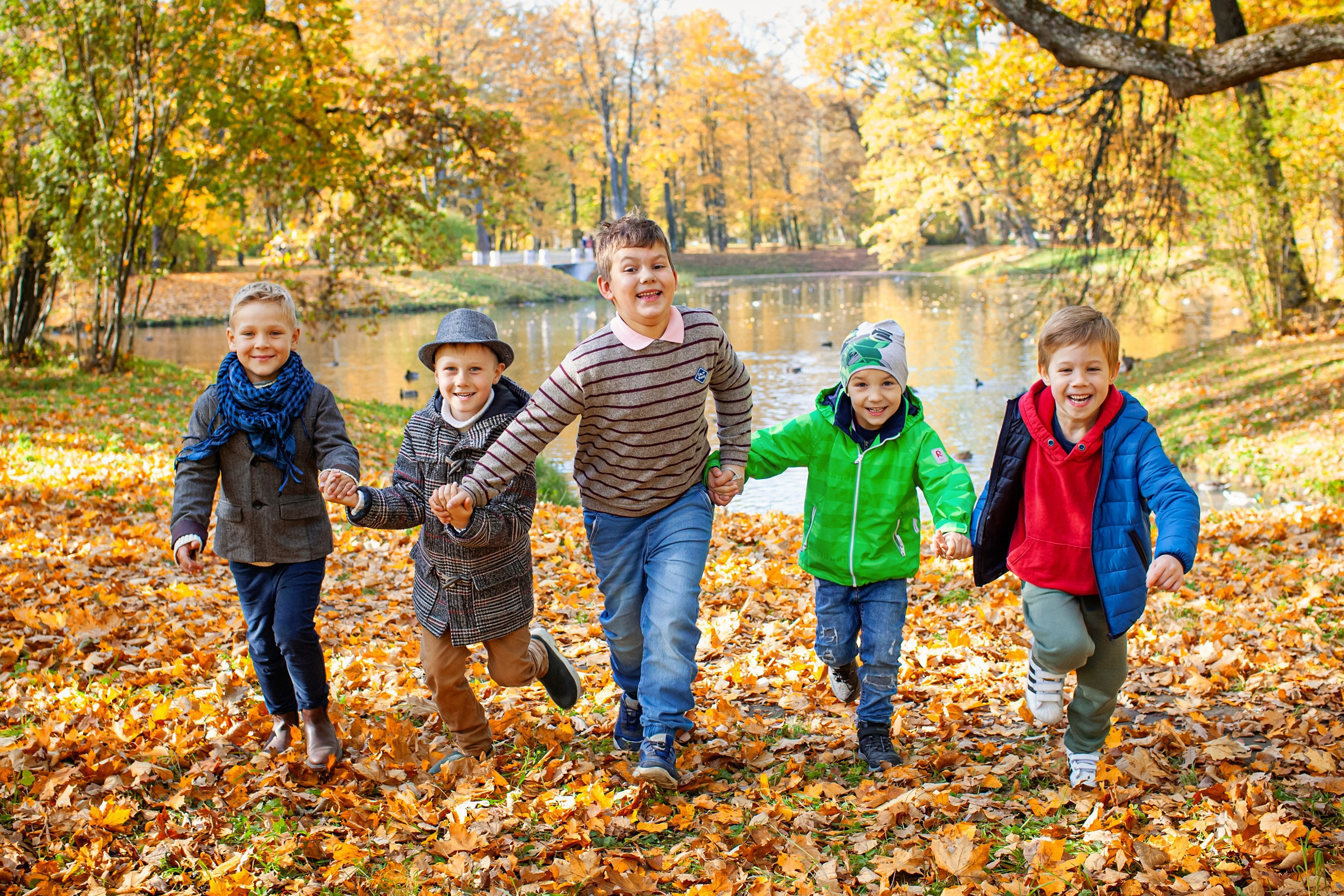 Осень в детском саду. Свадебный, семейный, детский фотограф в Санкт-Петербурге