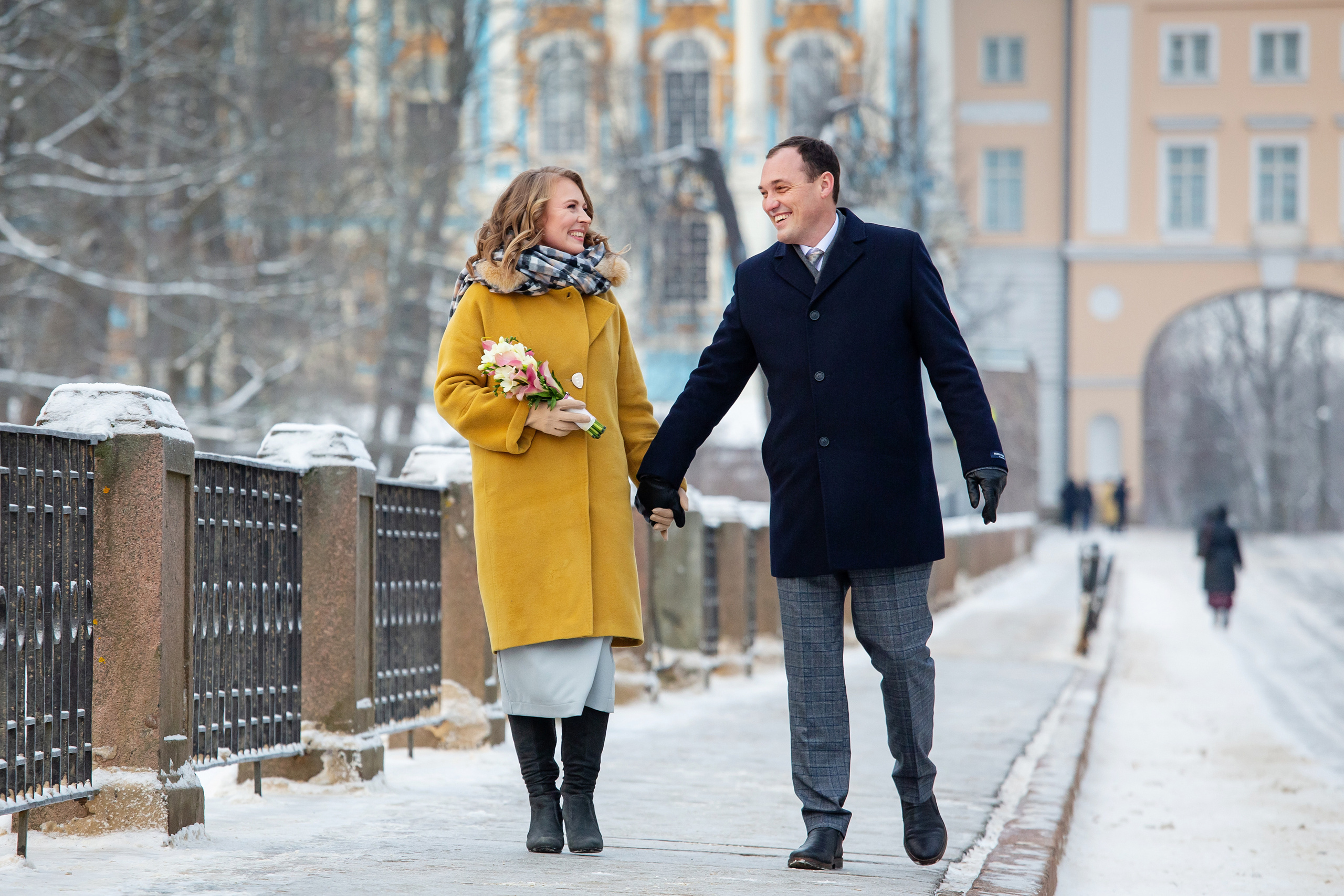 Зимняя свадьба. Свадебный, семейный, детский фотограф в Санкт-Петербурге