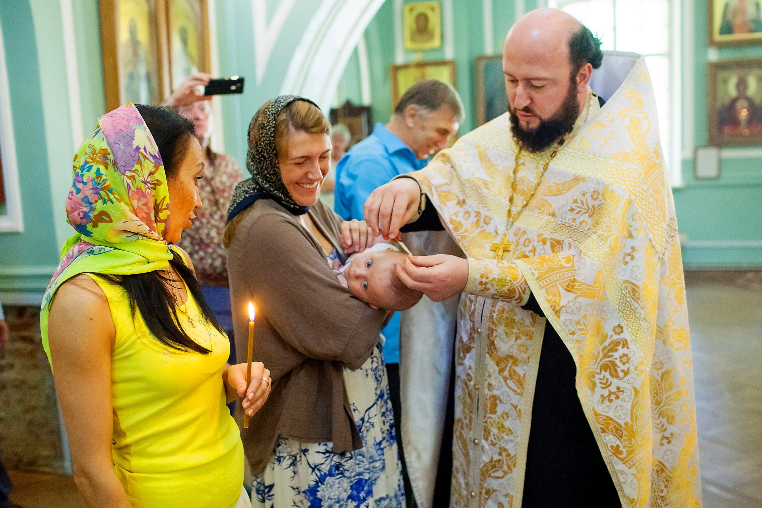 Таинство крещения. Свадебный, семейный, детский фотограф в Санкт-Петербурге