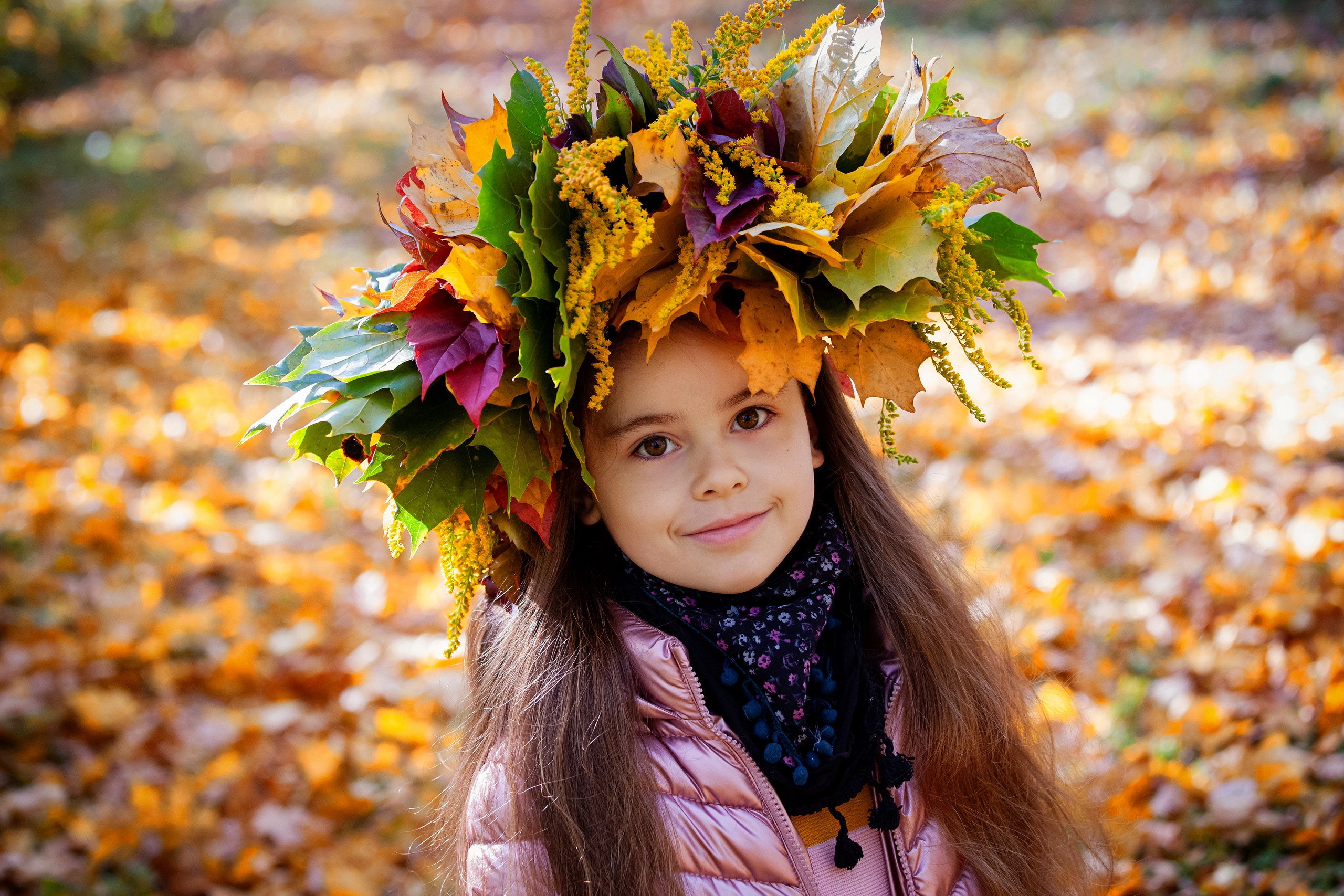Осень в детском саду. Свадебный, семейный, детский фотограф в Санкт-Петербурге