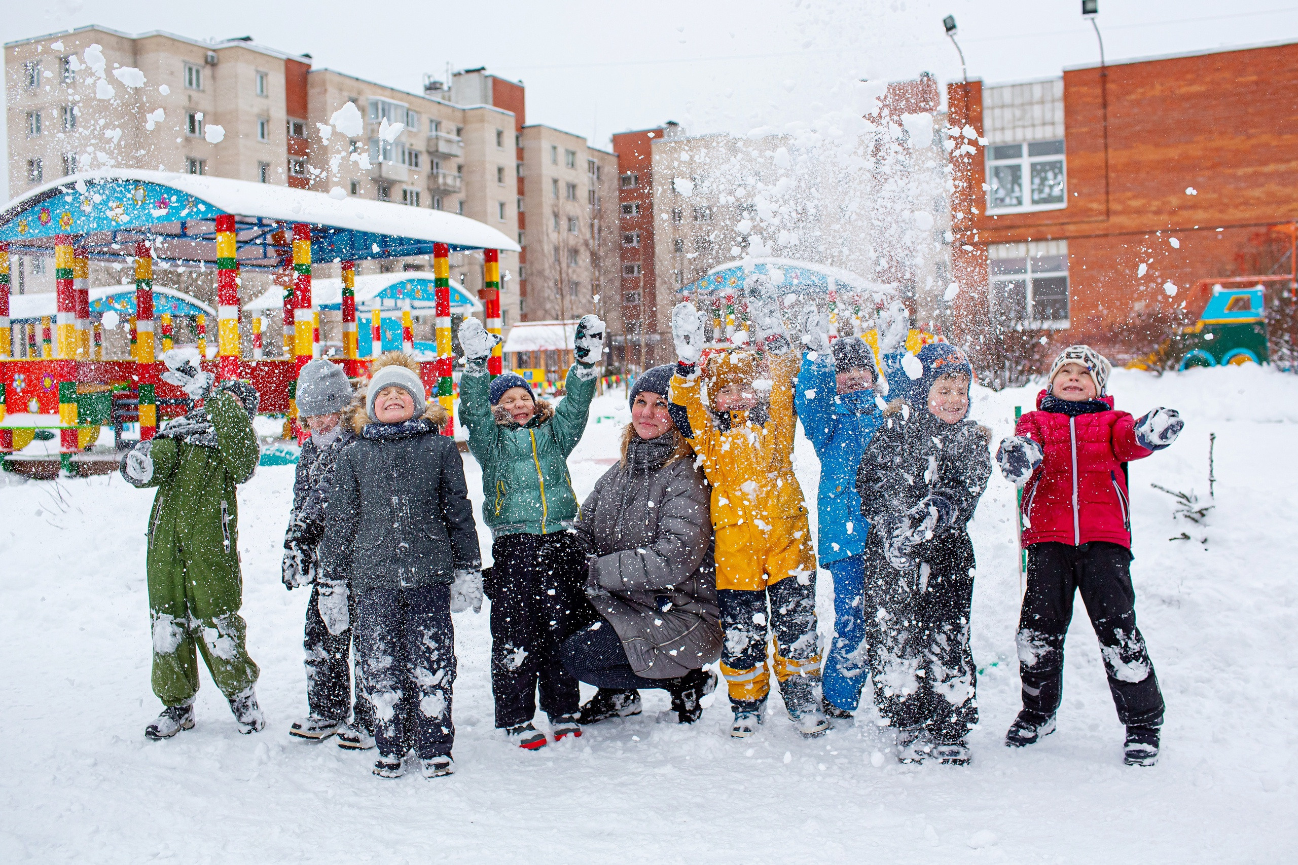 Фотосъёмка для выпускных альбомов в детском саду. Сезон 2020-2021. Свадебный, семейный, детский фотограф в Санкт-Петербурге