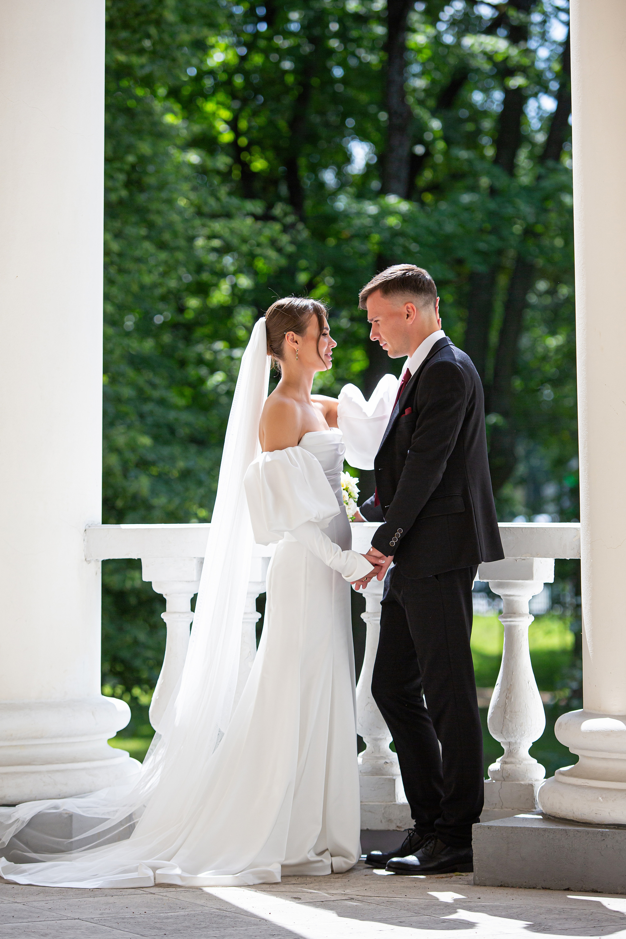 Свадебная фотосессия в Пушкине. Дворец бракосочетания № 3. Свадебный, семейный, детский фотограф в Санкт-Петербурге