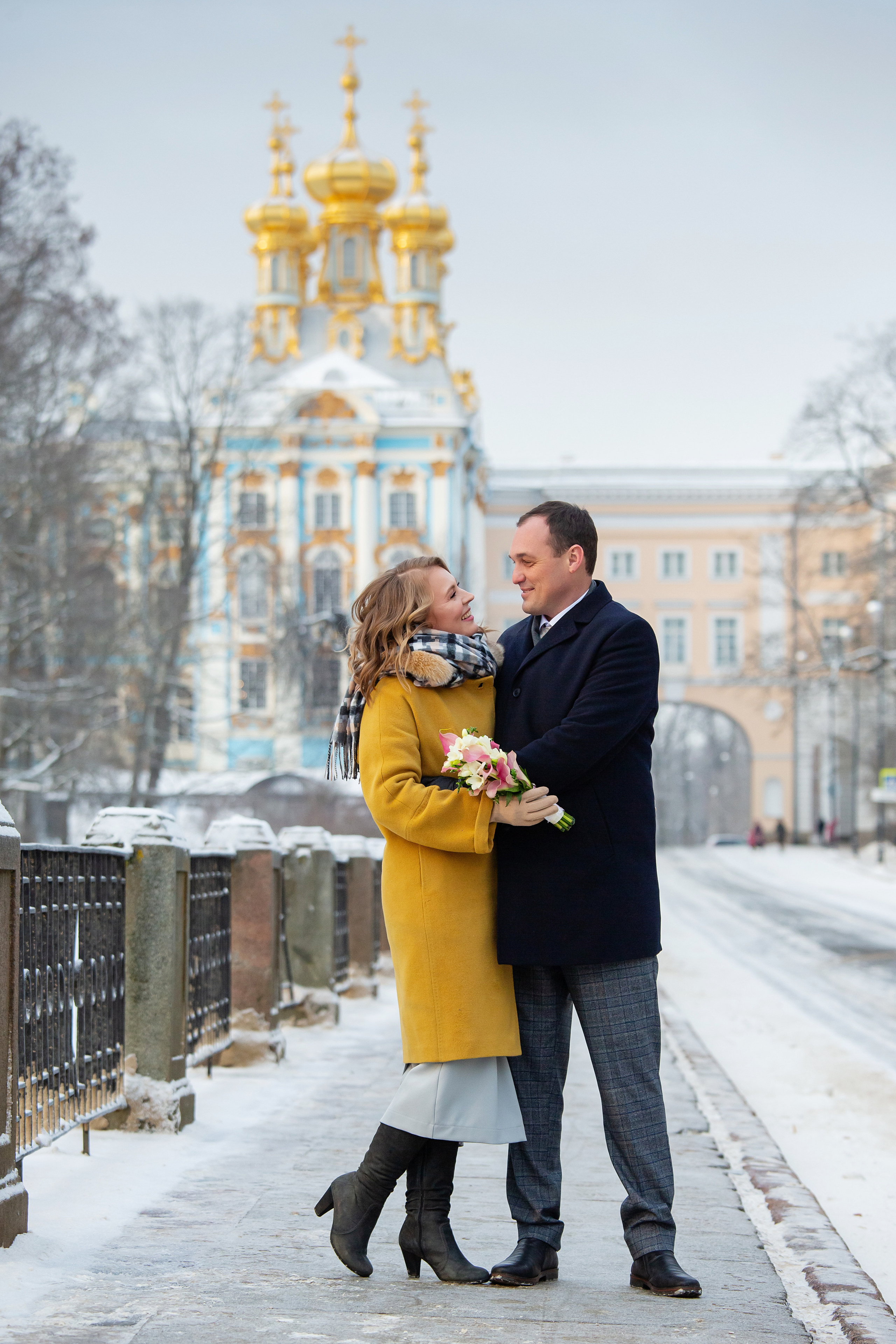 Зимняя свадьба. Свадебный, семейный, детский фотограф в Санкт-Петербурге