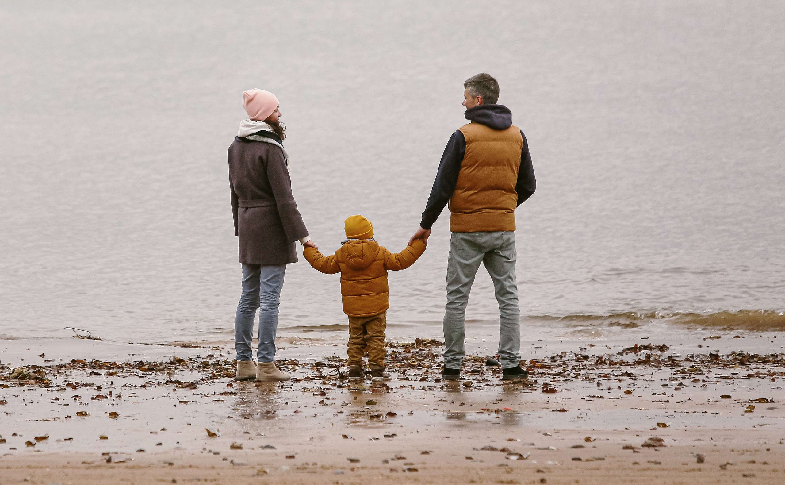 Фёдя, Аня и Алиска. Прогулка на заливе. Свадебный, семейный, детский фотограф в Санкт-Петербурге