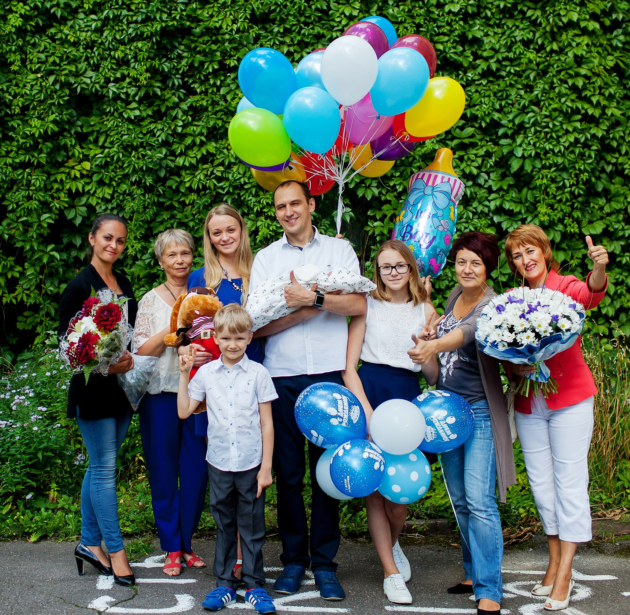 Выписка из роддома. Свадебный, семейный, детский фотограф в Санкт-Петербурге