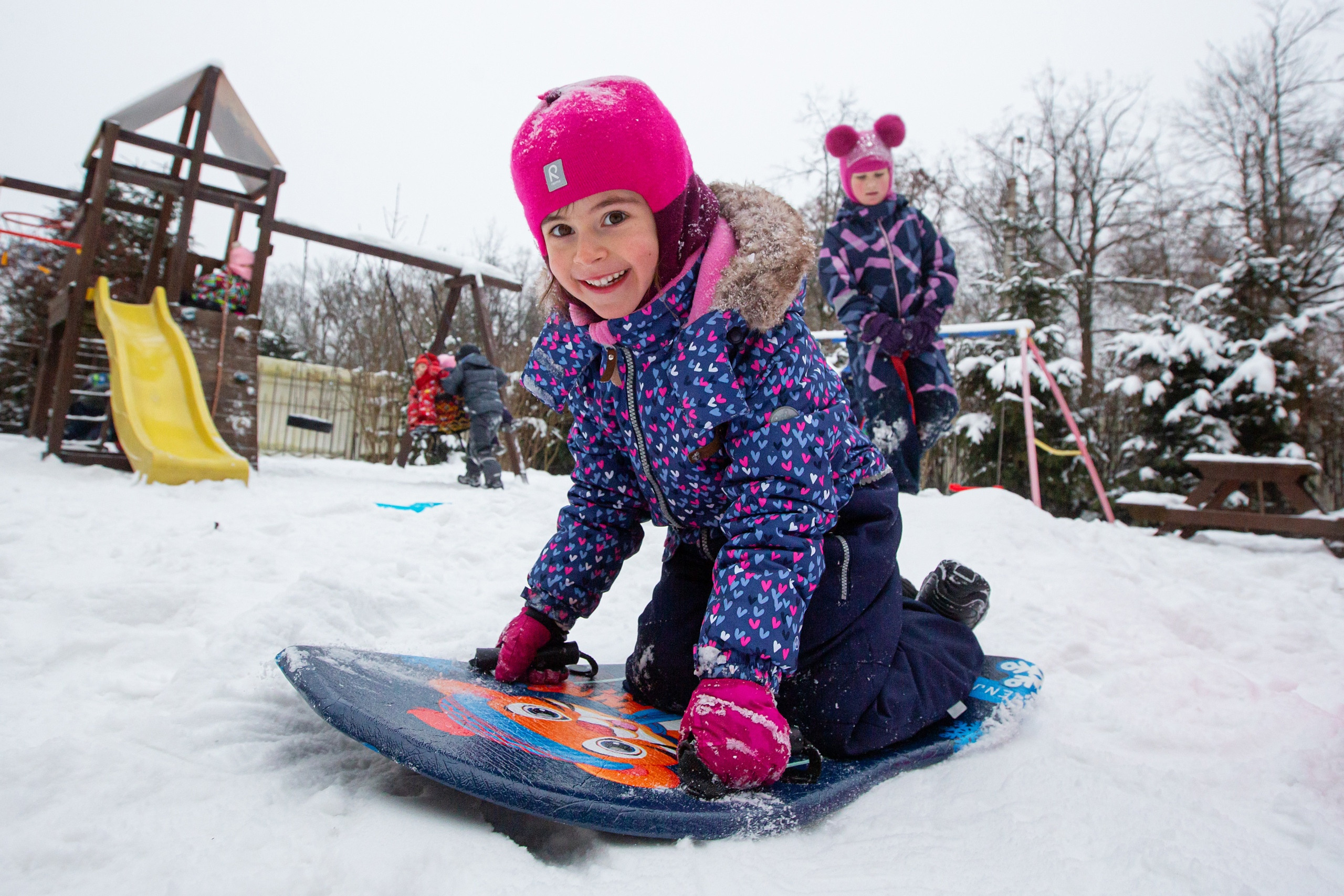 Зима в детском саду. Свадебный, семейный, детский фотограф в Санкт-Петербурге