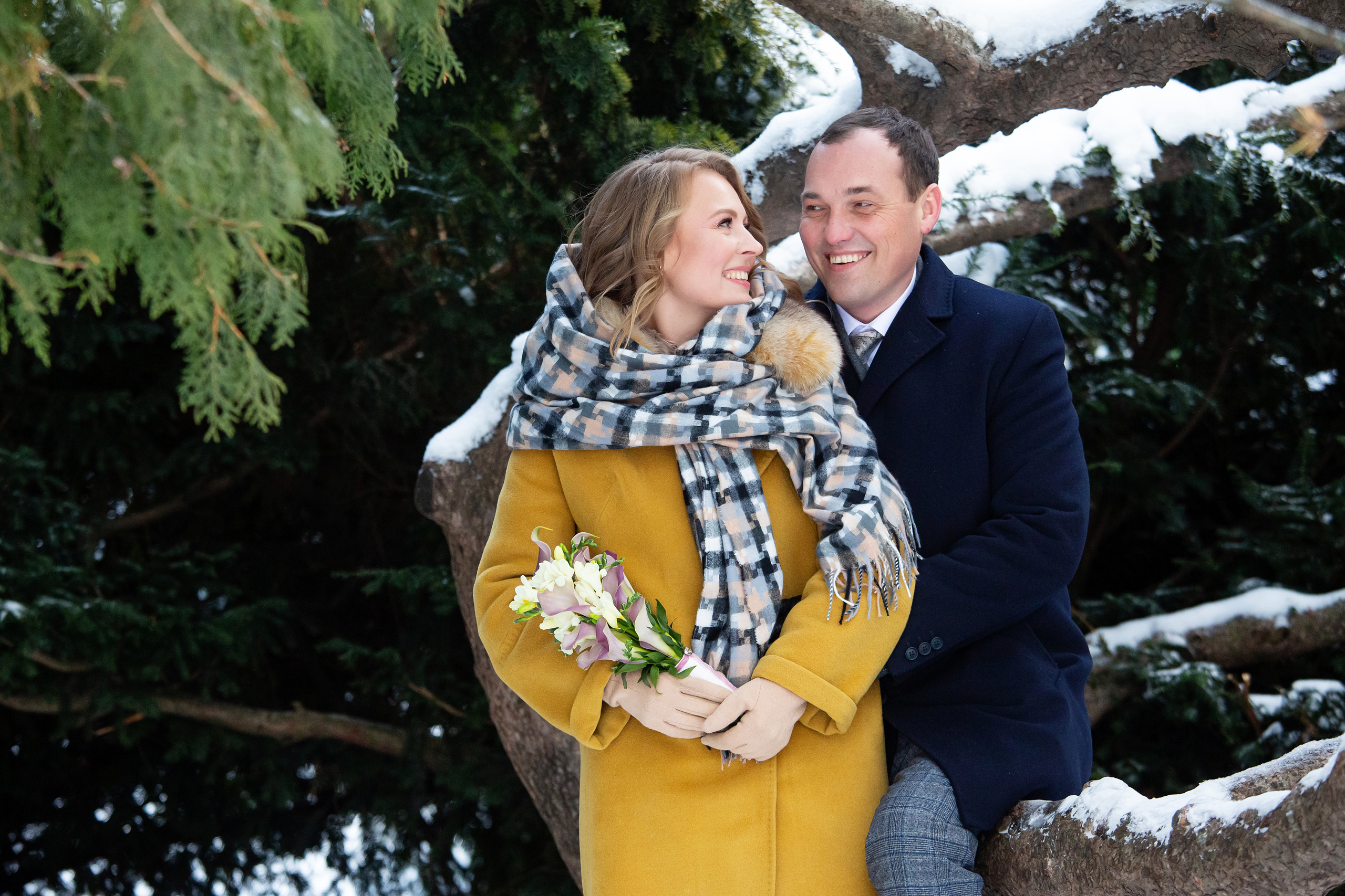 Зимняя свадьба. Свадебный, семейный, детский фотограф в Санкт-Петербурге