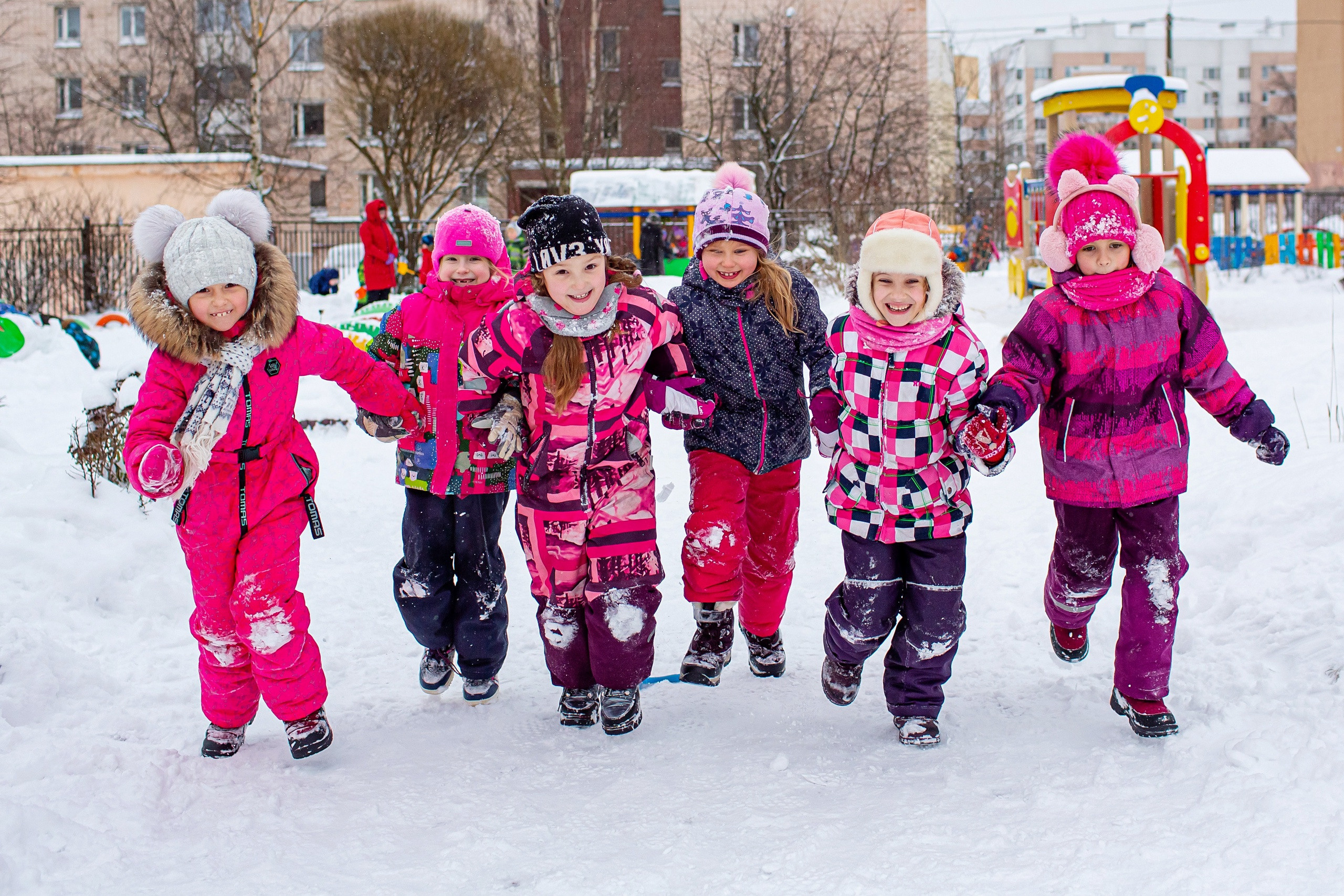 Зима в детском саду. Свадебный, семейный, детский фотограф в Санкт-Петербурге