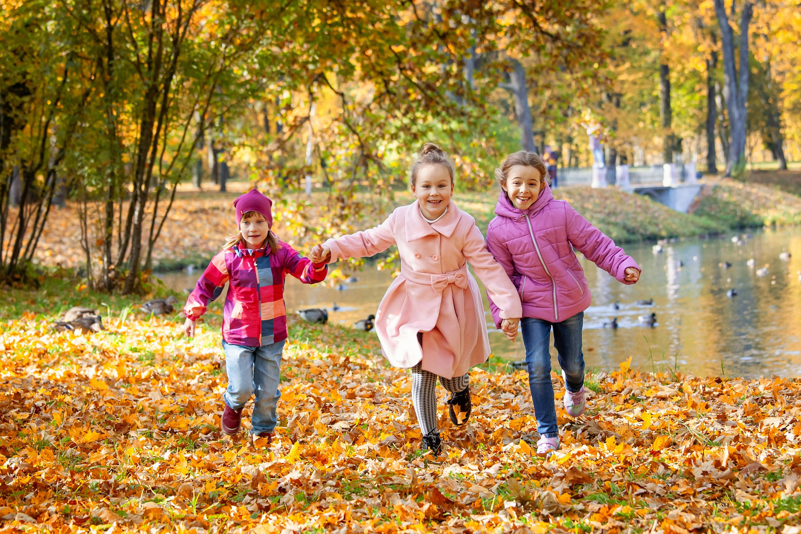 Осень в детском саду. Свадебный, семейный, детский фотограф в Санкт-Петербурге