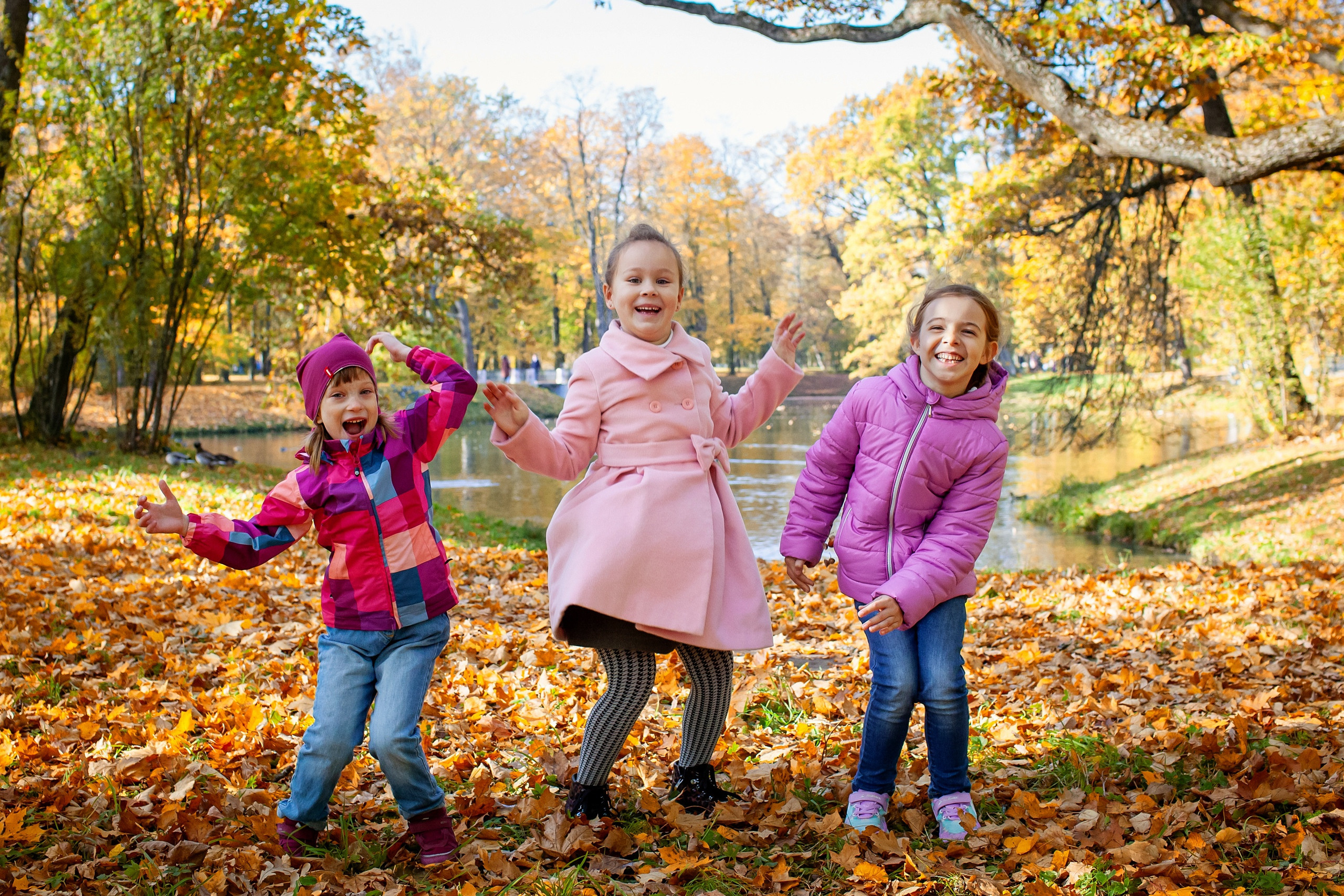 Осень в детском саду. Свадебный, семейный, детский фотограф в Санкт-Петербурге
