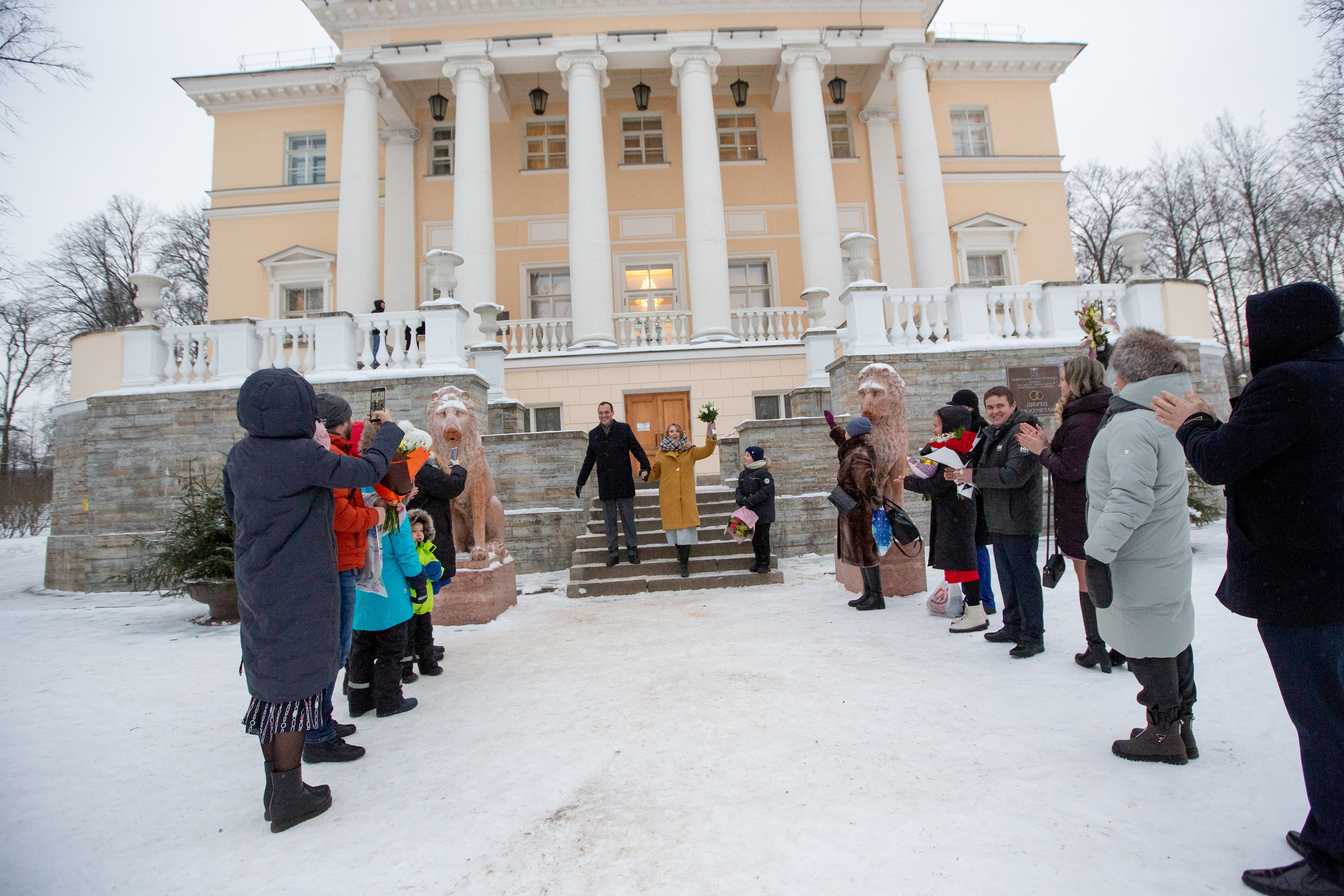 Зимняя свадьба. Свадебный, семейный, детский фотограф в Санкт-Петербурге