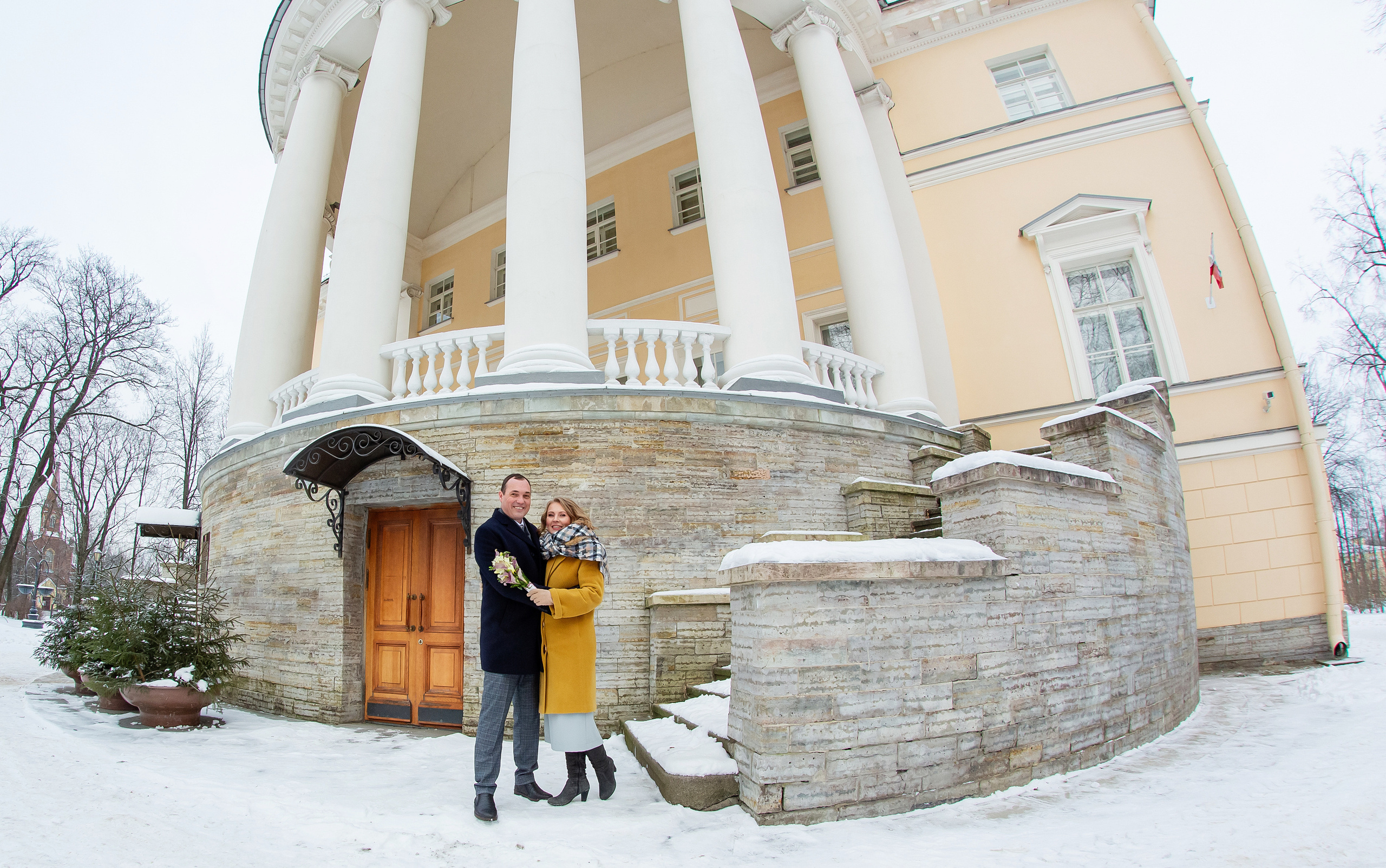 Зимняя свадьба. Свадебный, семейный, детский фотограф в Санкт-Петербурге