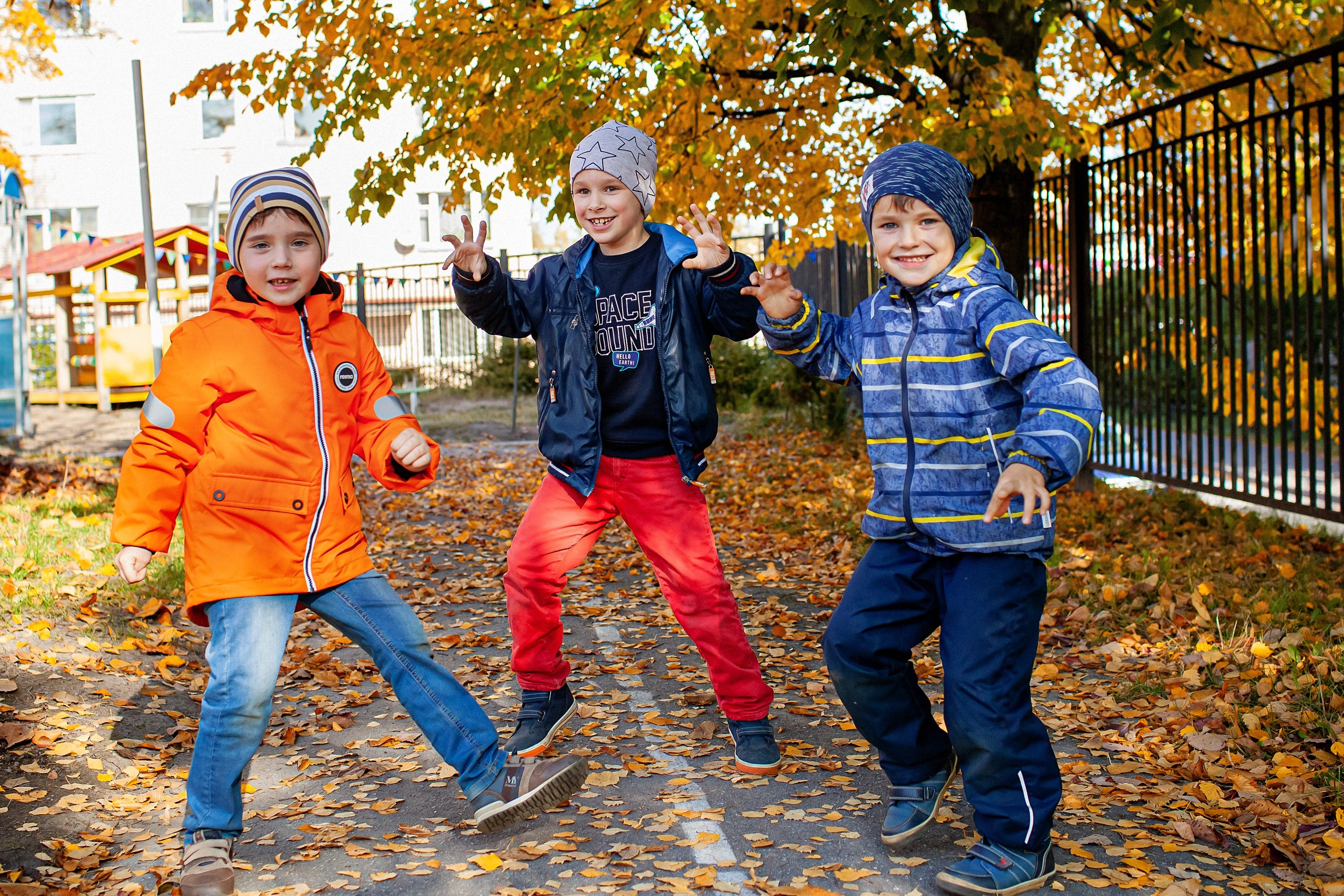 Осень в детском саду. Свадебный, семейный, детский фотограф в Санкт-Петербурге