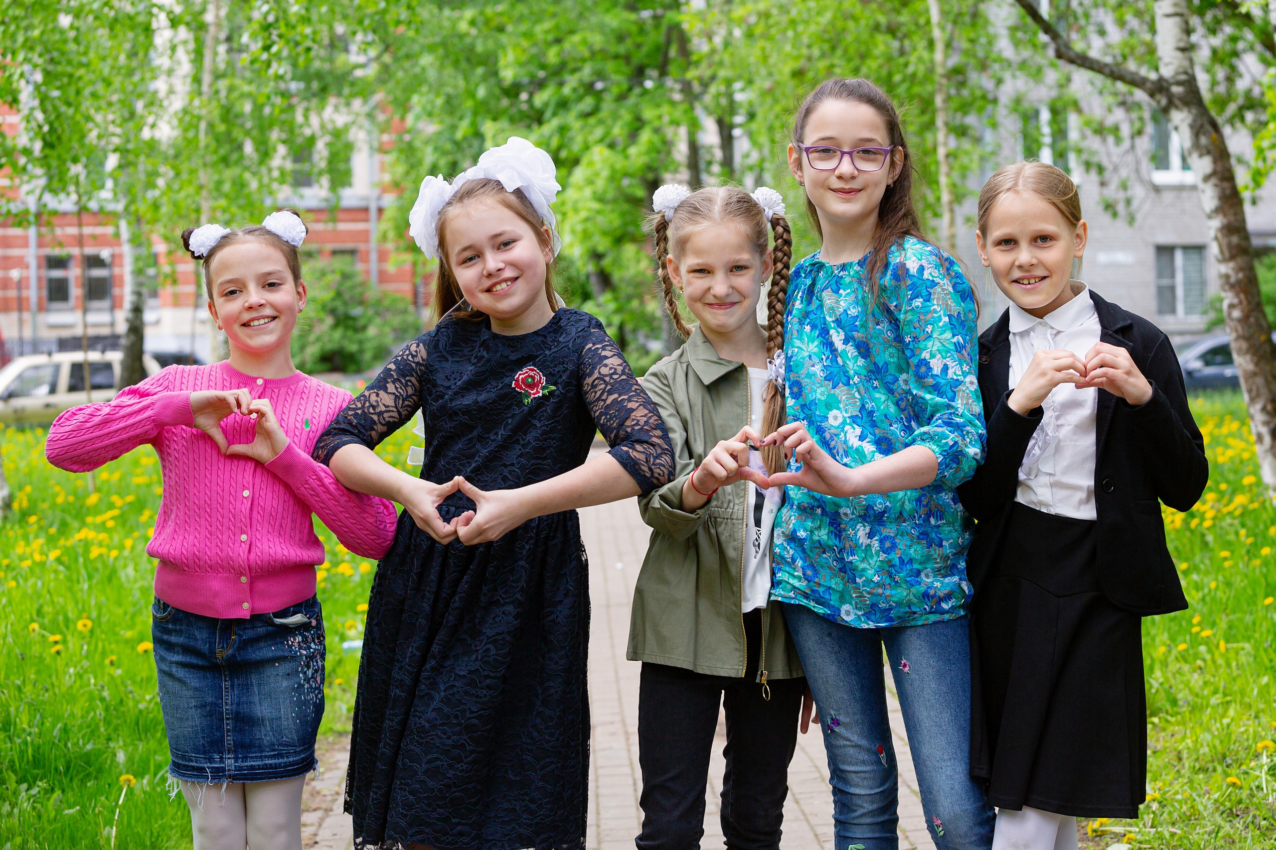 Фотосъёмка для выпускных альбомов из начальной школы. Свадебный, семейный, детский фотограф в Санкт-Петербурге