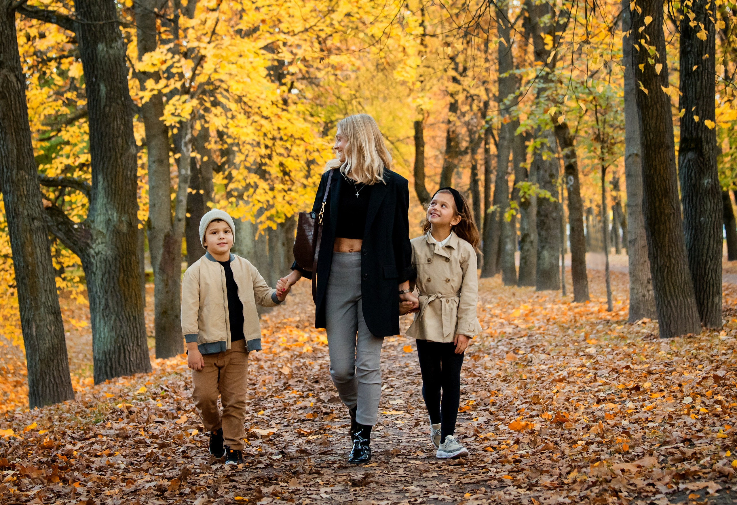 Осенняя съемка. Осень, семья, дети. Свадебный, семейный, детский фотограф в Санкт-Петербурге