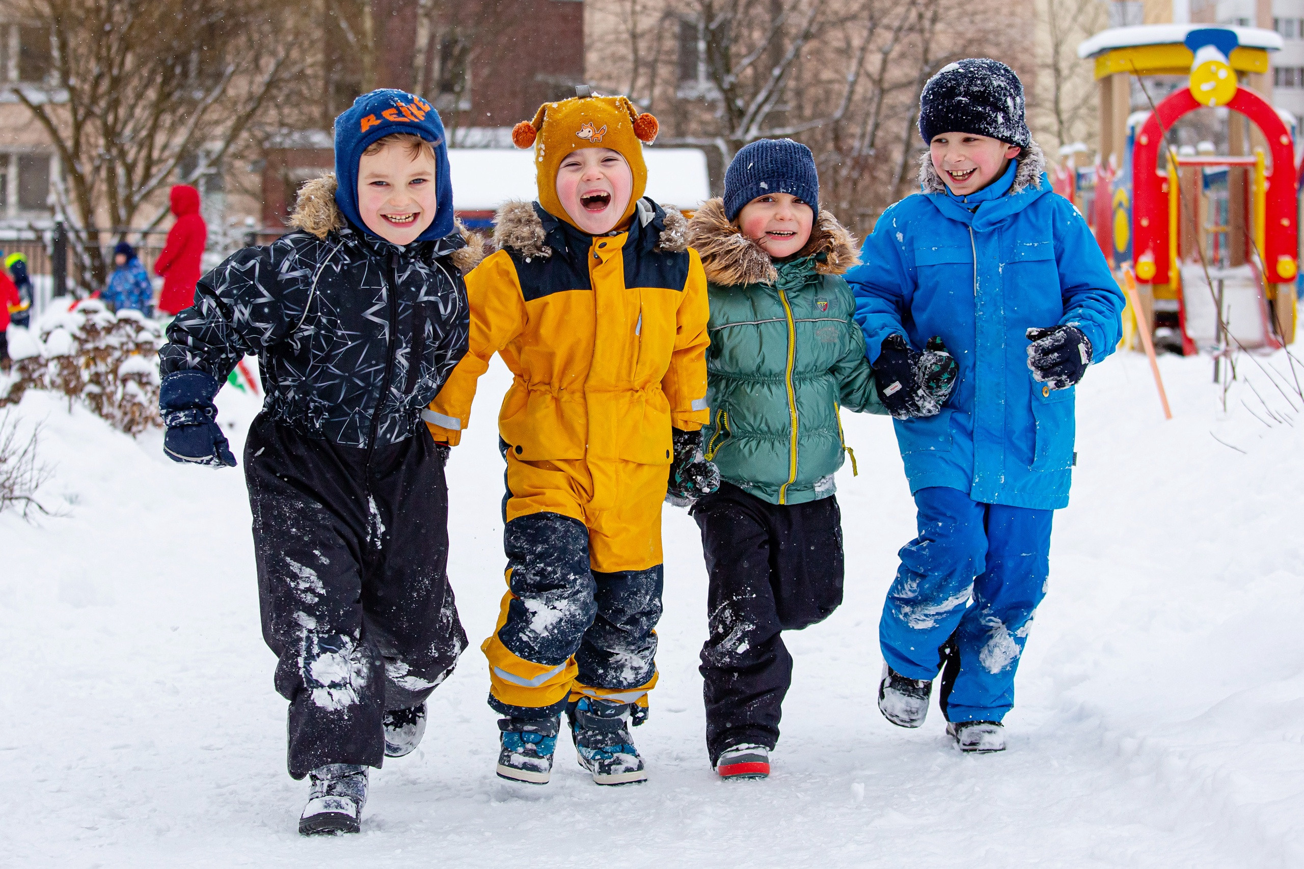 Зима в детском саду. Свадебный, семейный, детский фотограф в Санкт-Петербурге