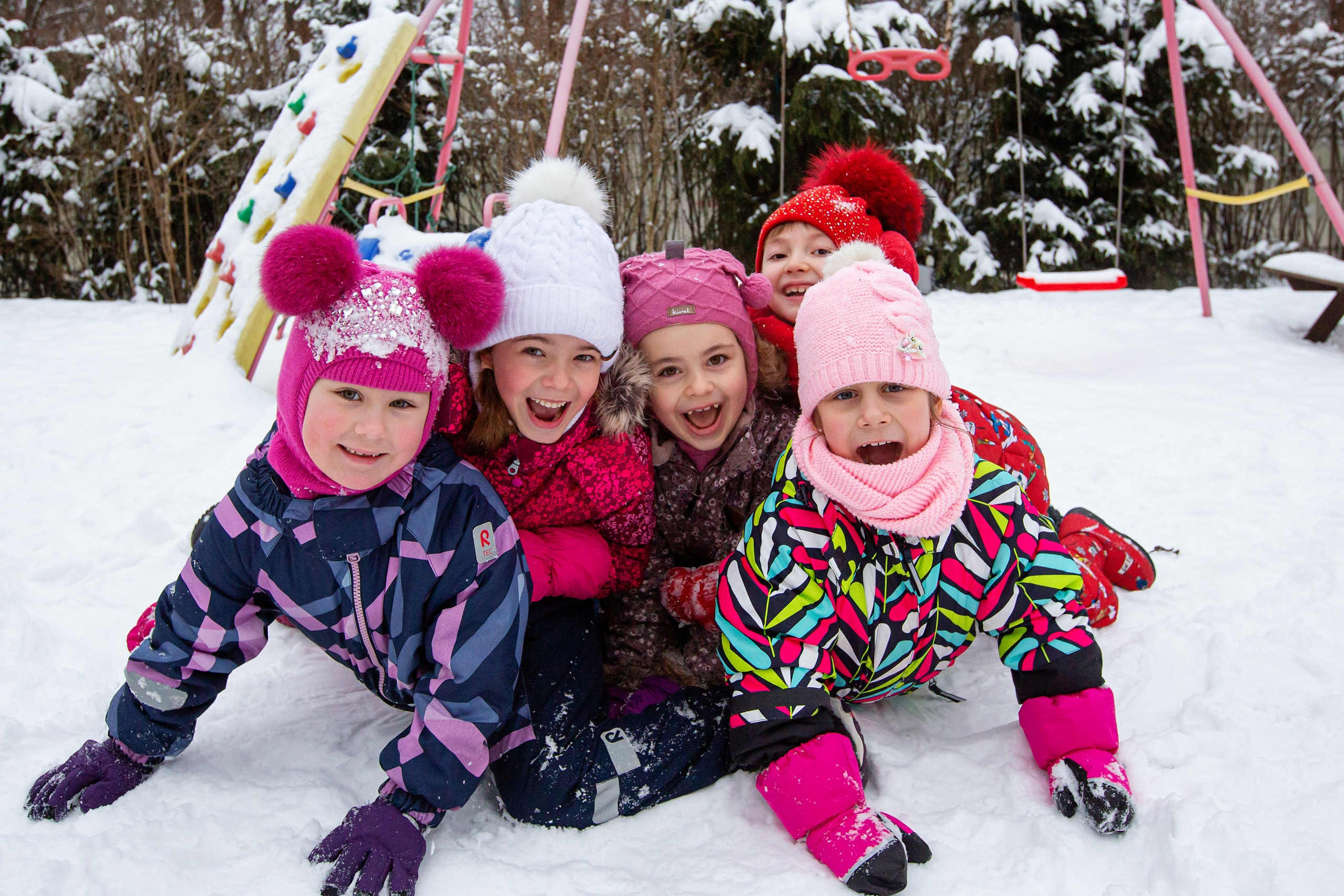 Зима в детском саду. Свадебный, семейный, детский фотограф в Санкт-Петербурге