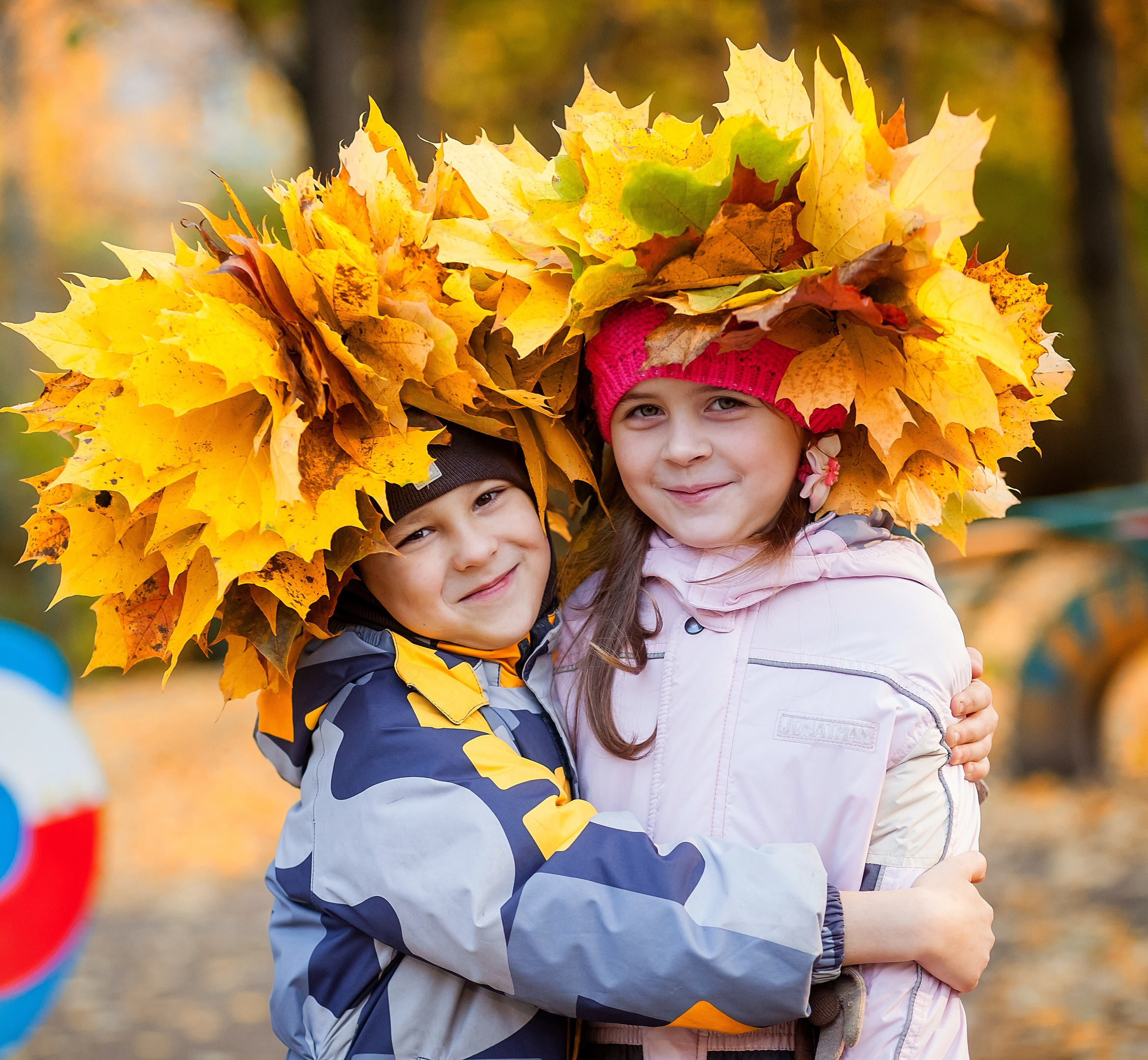 Фотография для выпускных альбомов в детском саду в выпускной группе в подготовительной группе осенние фотография детей осенний портрет