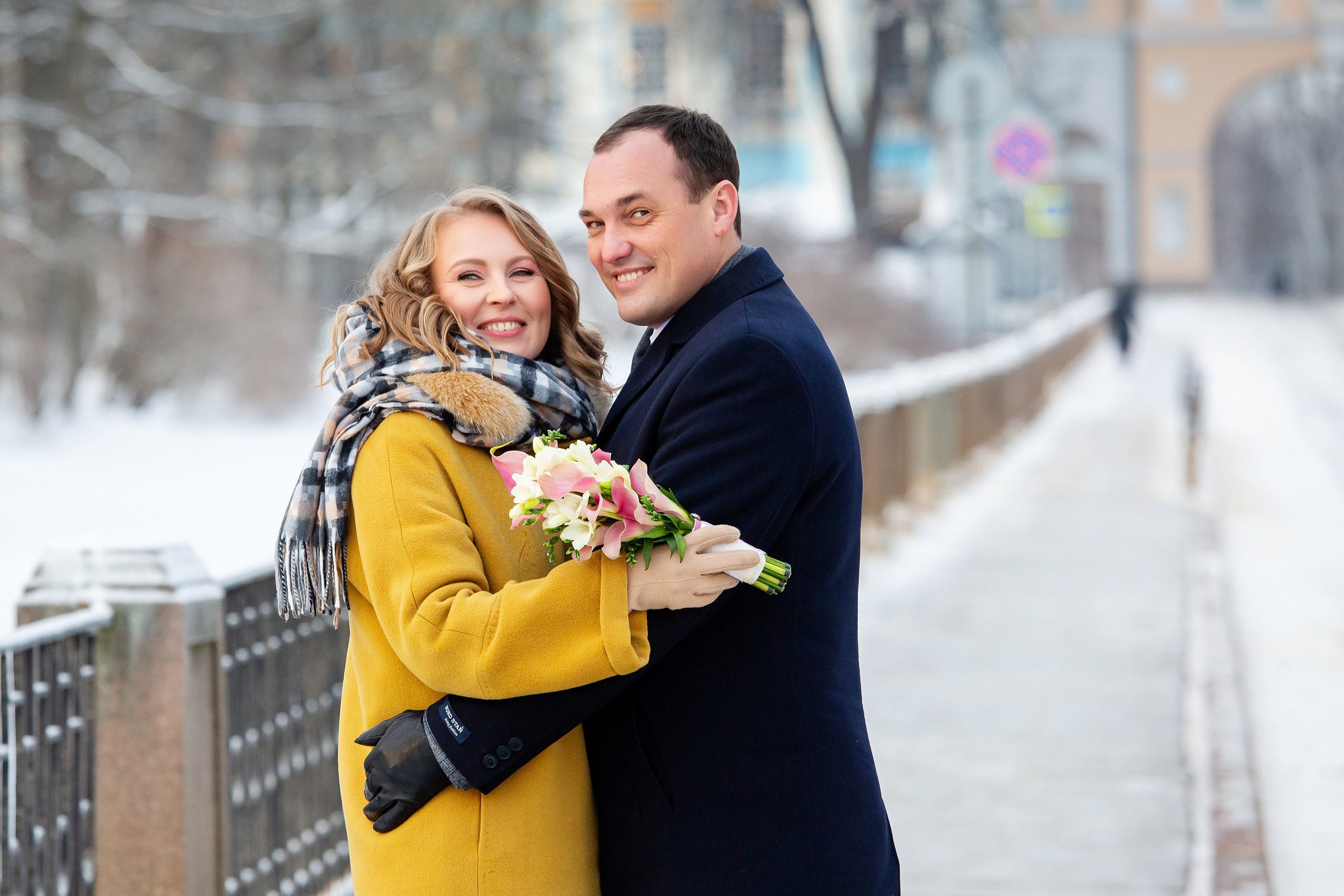 Зимняя свадьба. Свадебный, семейный, детский фотограф в Санкт-Петербурге