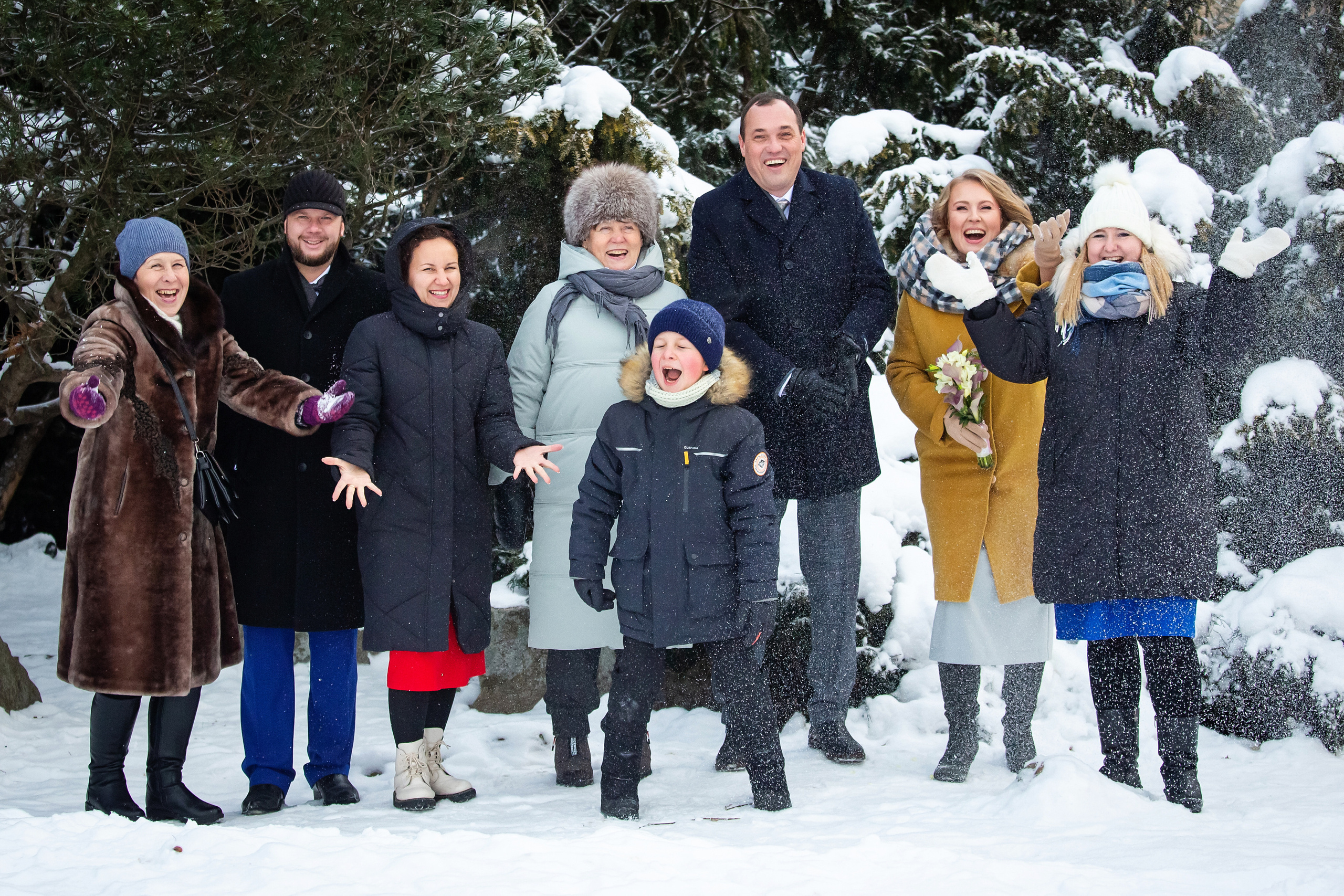 Зимняя свадьба. Свадебный, семейный, детский фотограф в Санкт-Петербурге