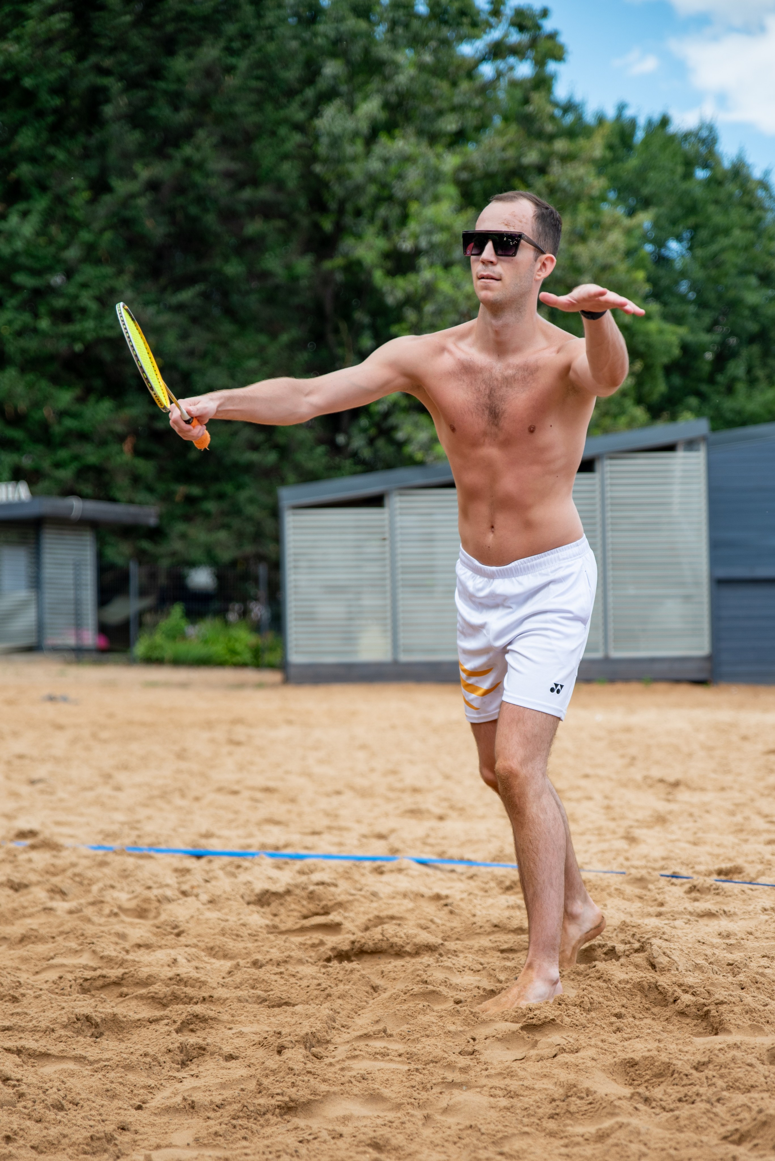 Бадминтон на свежем воздухе. Химки, Московская область. Фотограф Стеценко Наталия. Одинцово, Москва, Московская область