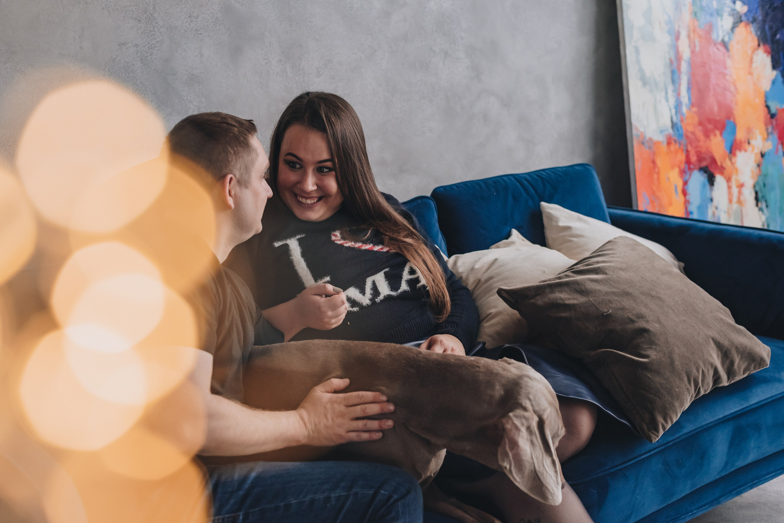 Marta, Sasha & Lady. Natalia Finch Photography — Family, Kids & Pet Photographer in Chicago, IL