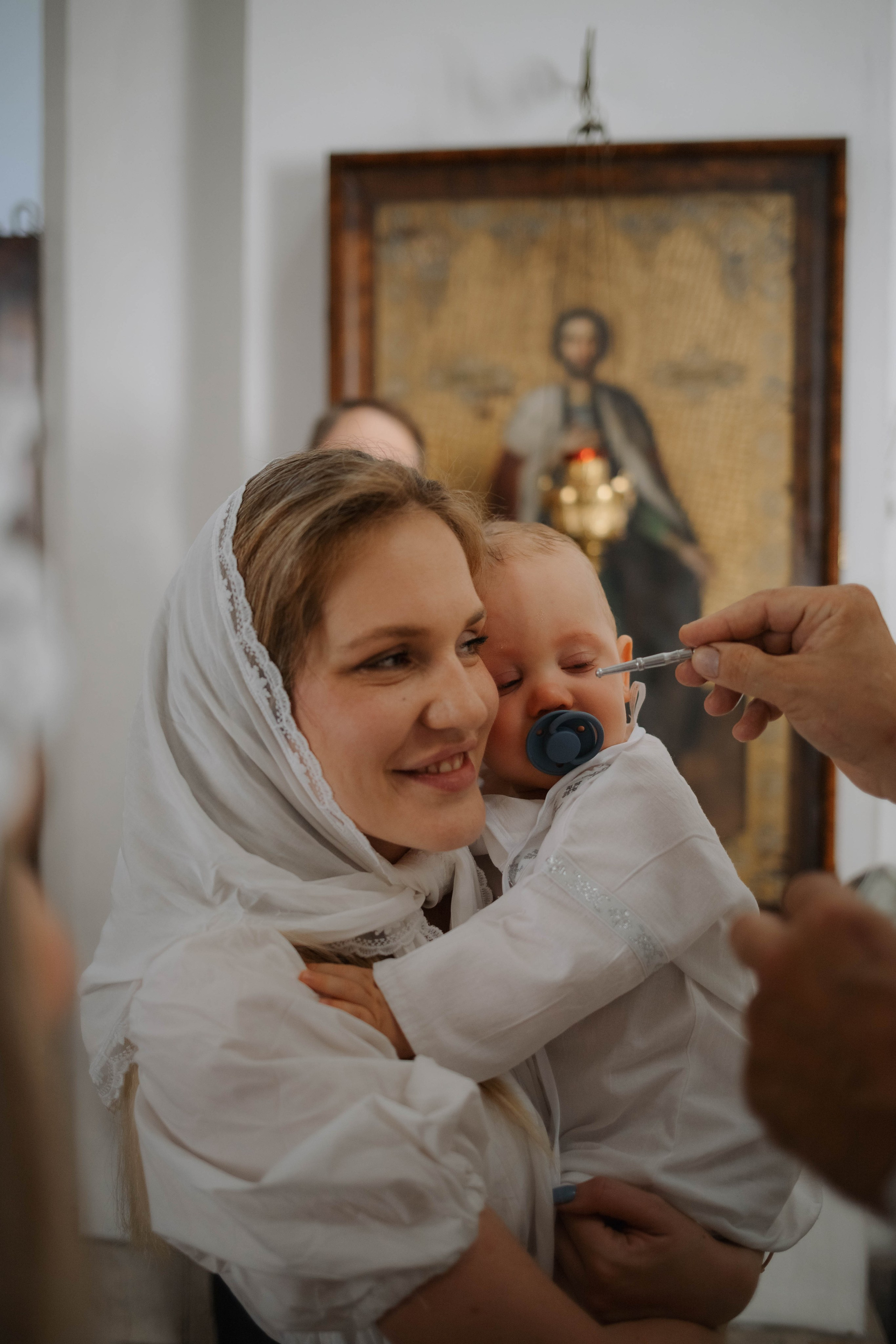 Крещение Миши. Семейный и детский фотограф в Москве Александра Нараевская