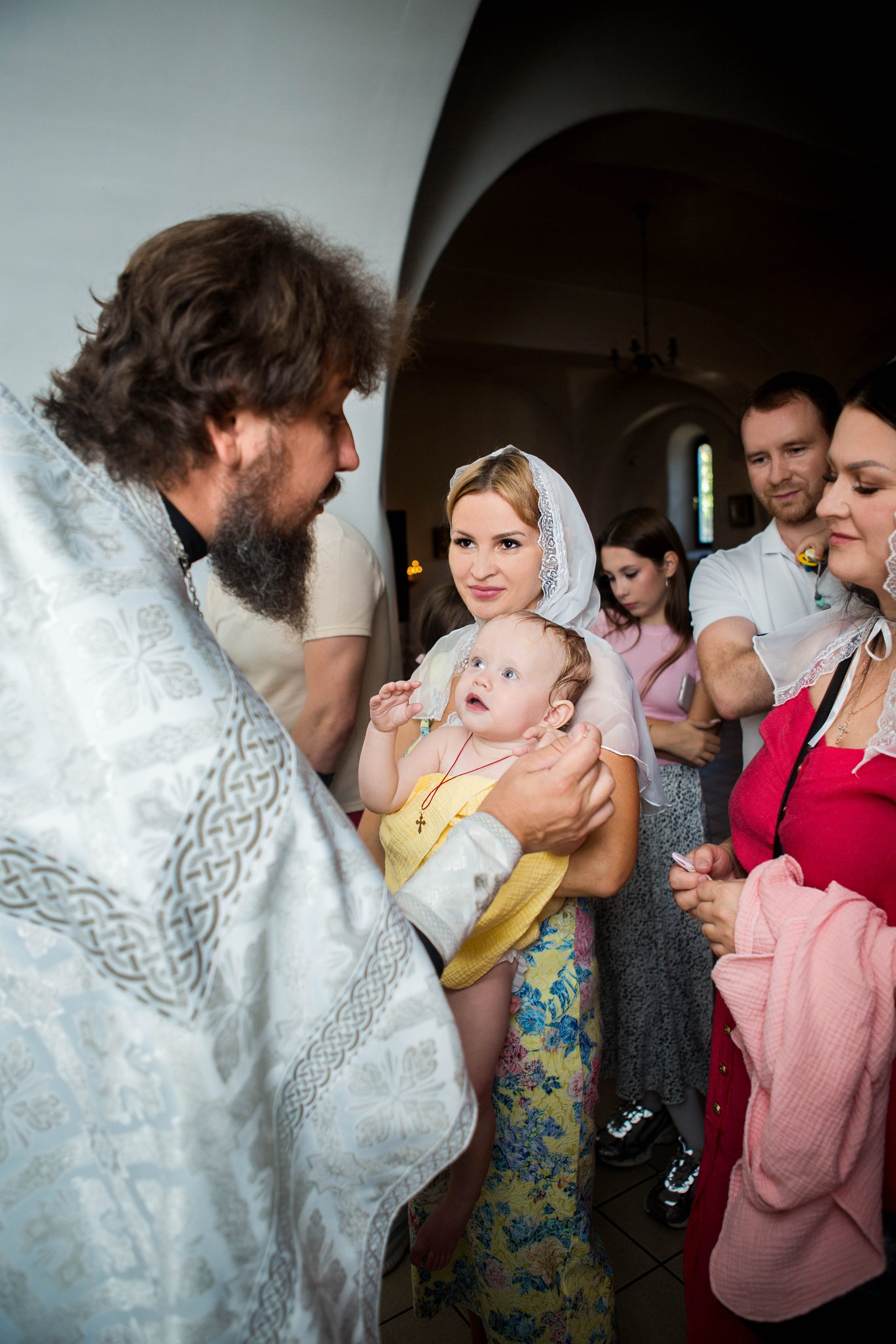 Крещение Феоны. Храм Воскресения Христова (Памирская). Свадебный семейный и детский фотограф в Краснодаре Карина Федоровская