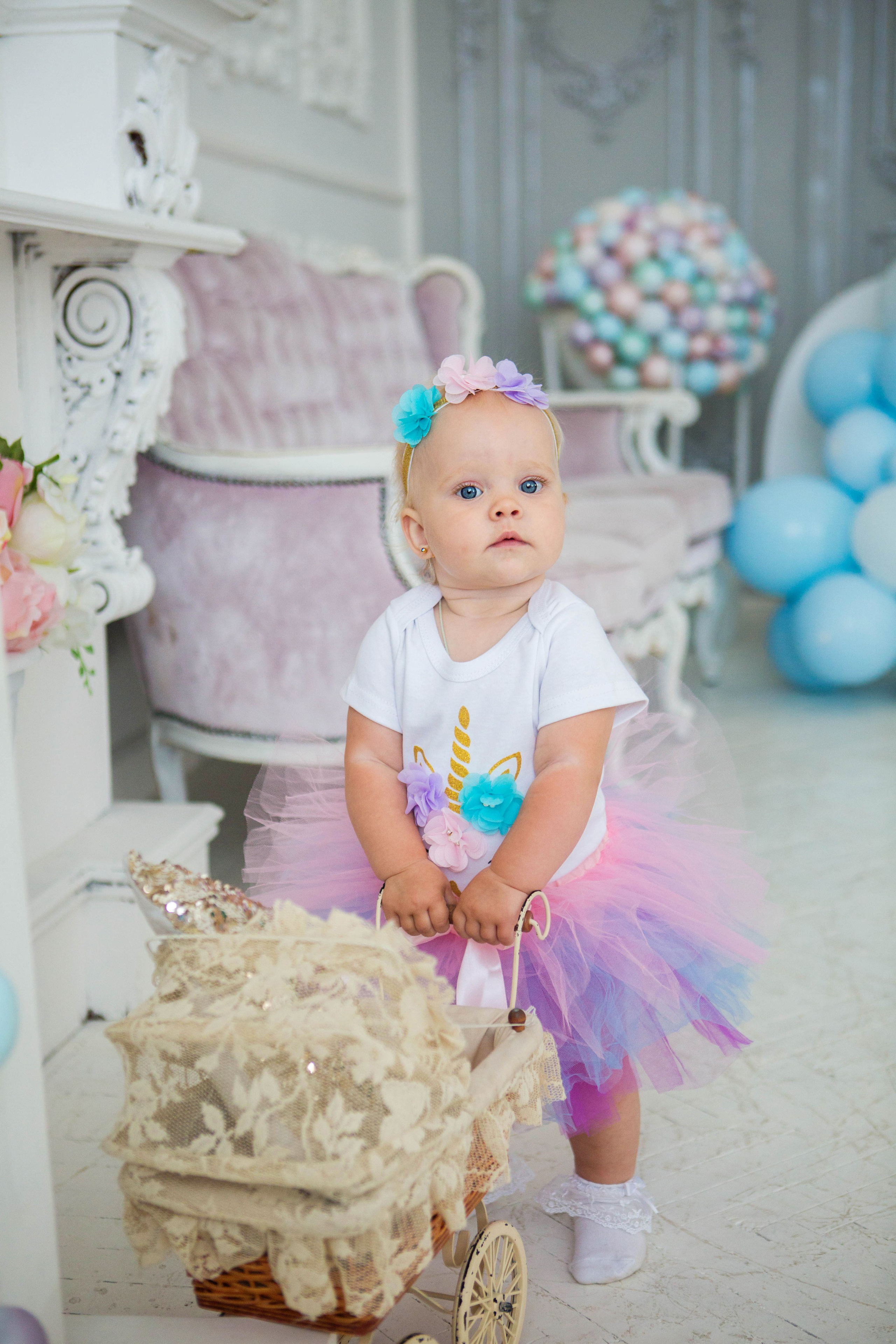Мия, 1 год. Свадебный семейный и детский фотограф в Краснодаре Карина Федоровская