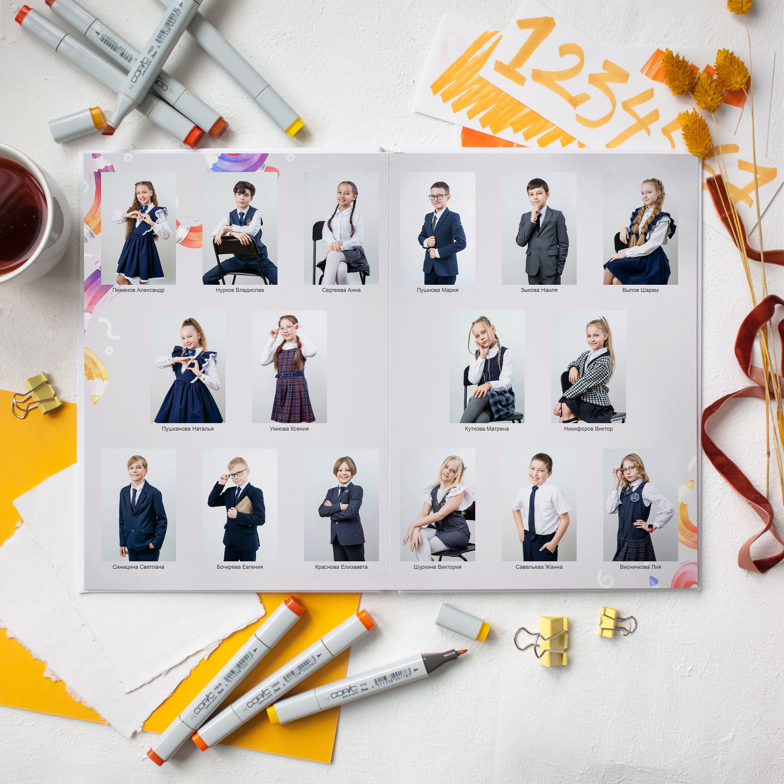 Стиль Карандаши 2. Выпускные альбомы Нижнекамск Набережные Челны Фотостудия Небо