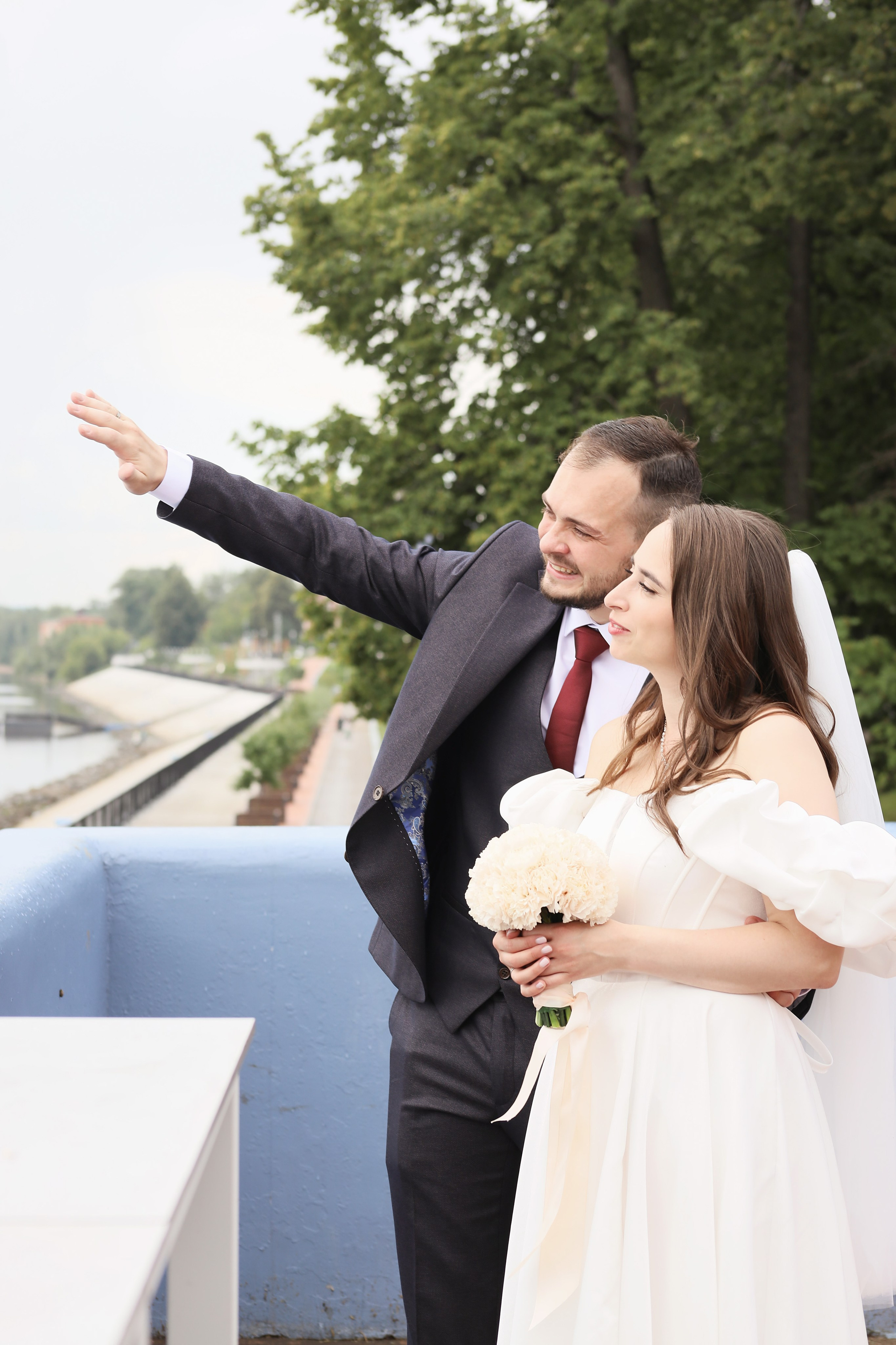 свадебная фотосессия на природе