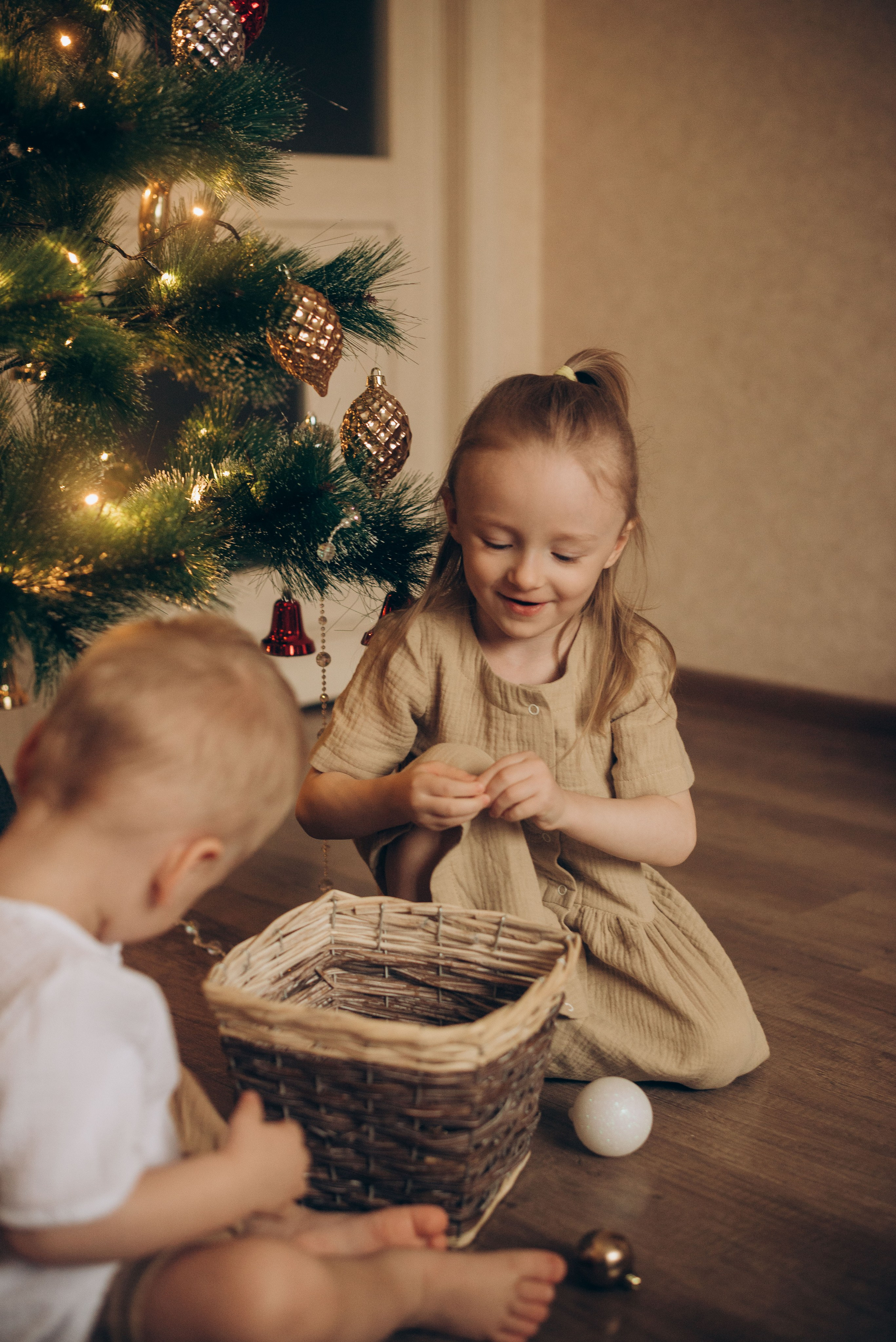 Домашние новогодние истории. Семейный фотограф в Домодедово и Москве Елена Пичугина