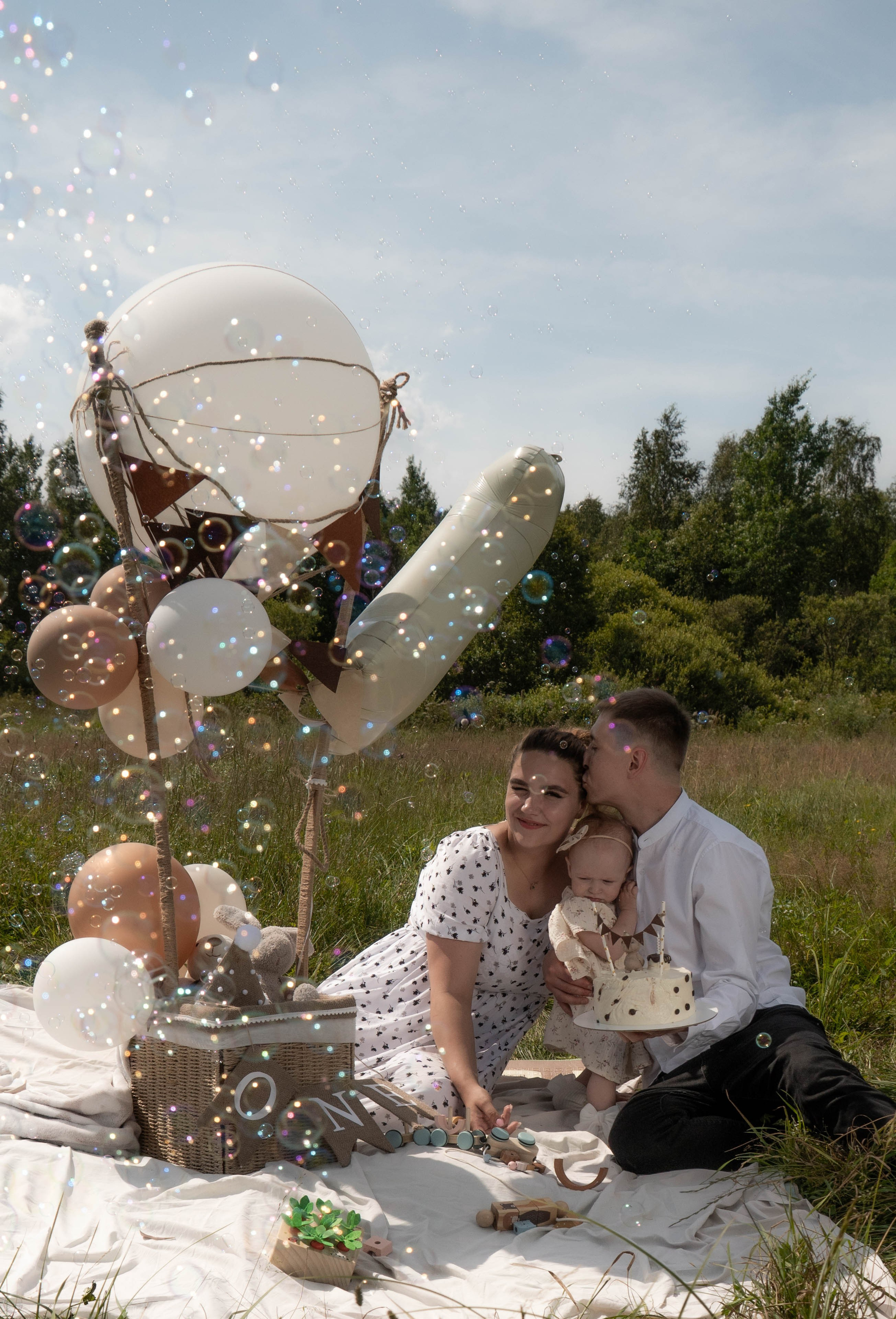 На воздушном шаре. Фотограф Санкт-Петербург