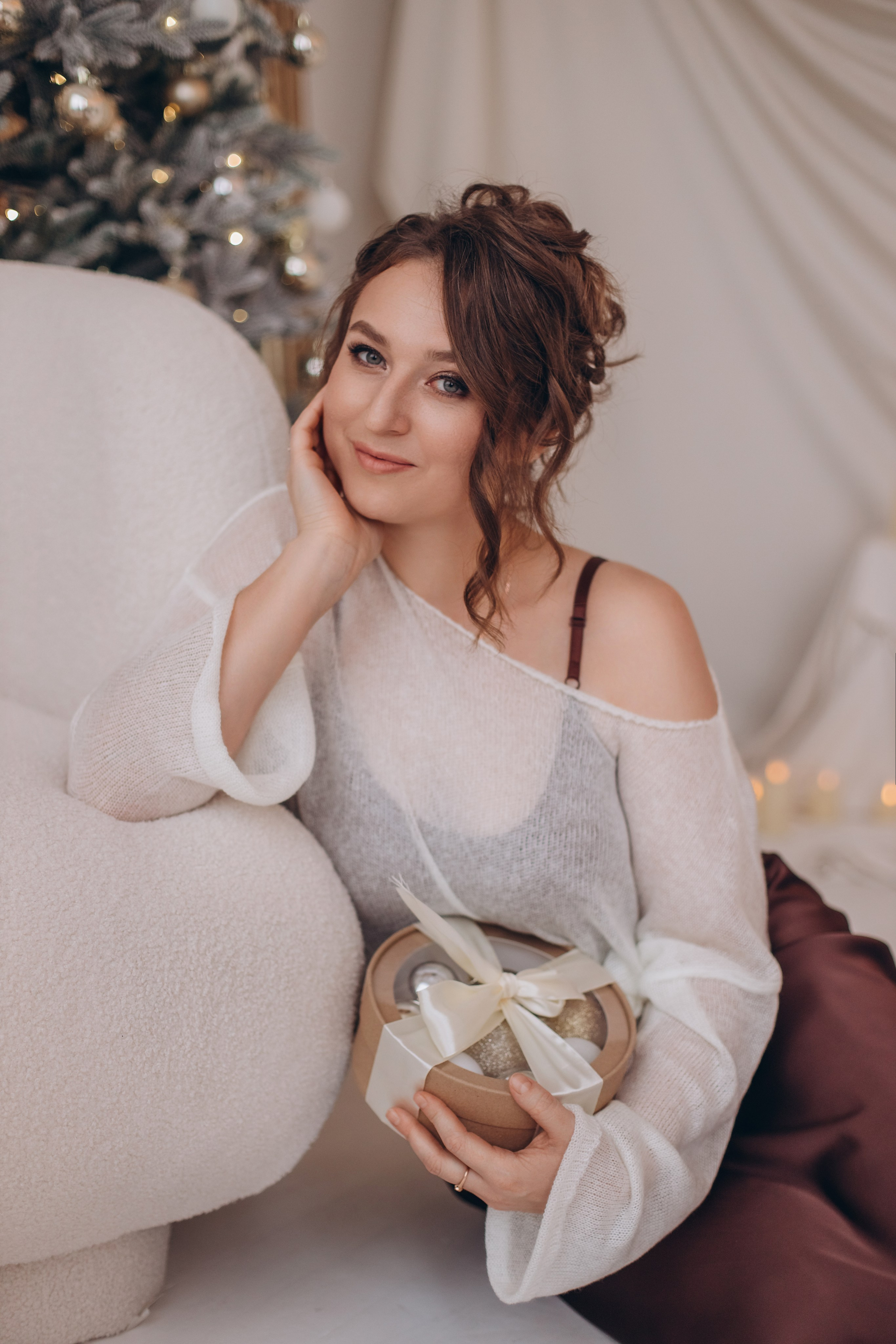 Новогодняя история для семьи Тищенко. Валентина Удалая — семейный и портретный фотограф в Брянске