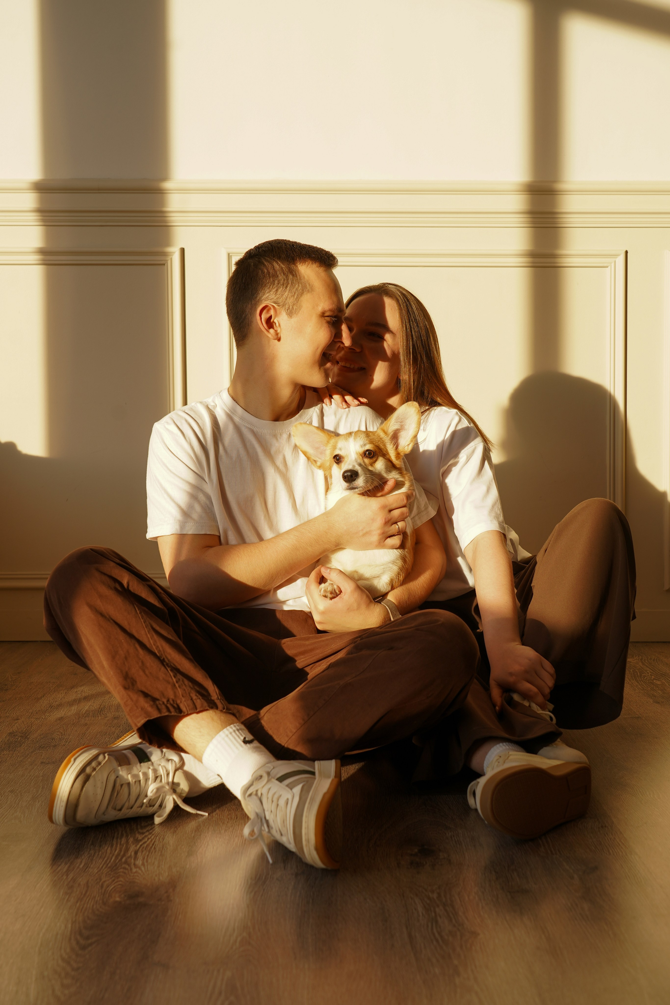 Кирилл, Анастасия и собачка Мира). Анна, фотограф Москва, Зеленоград